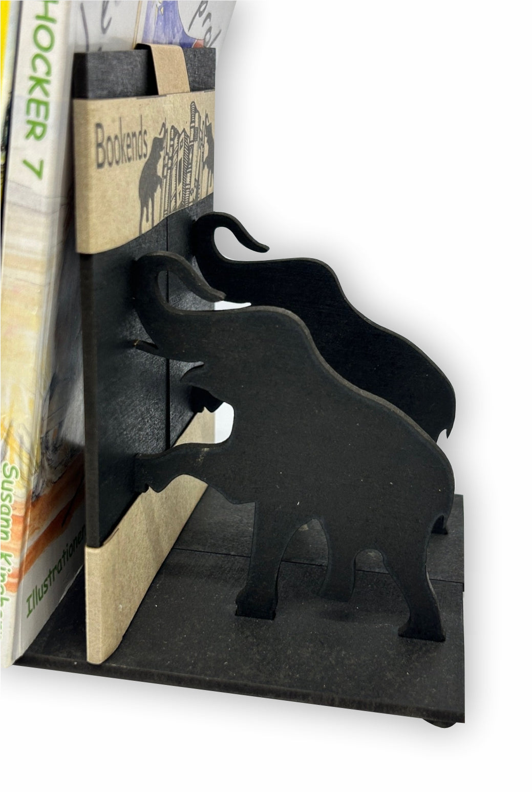 Wooden Elephant Book Stands