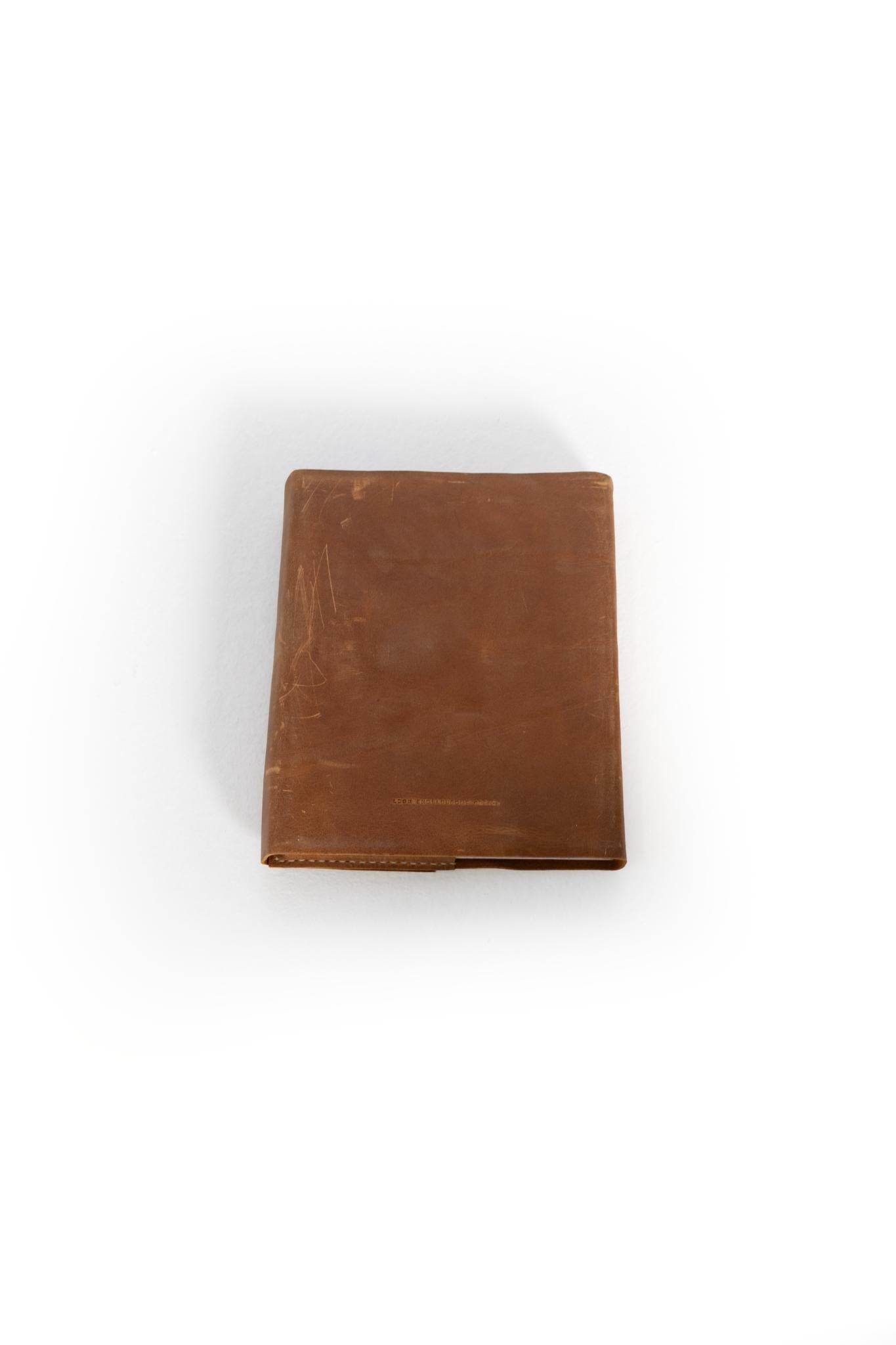 Aus dem Veld-Kochbuch mit Ledereinband