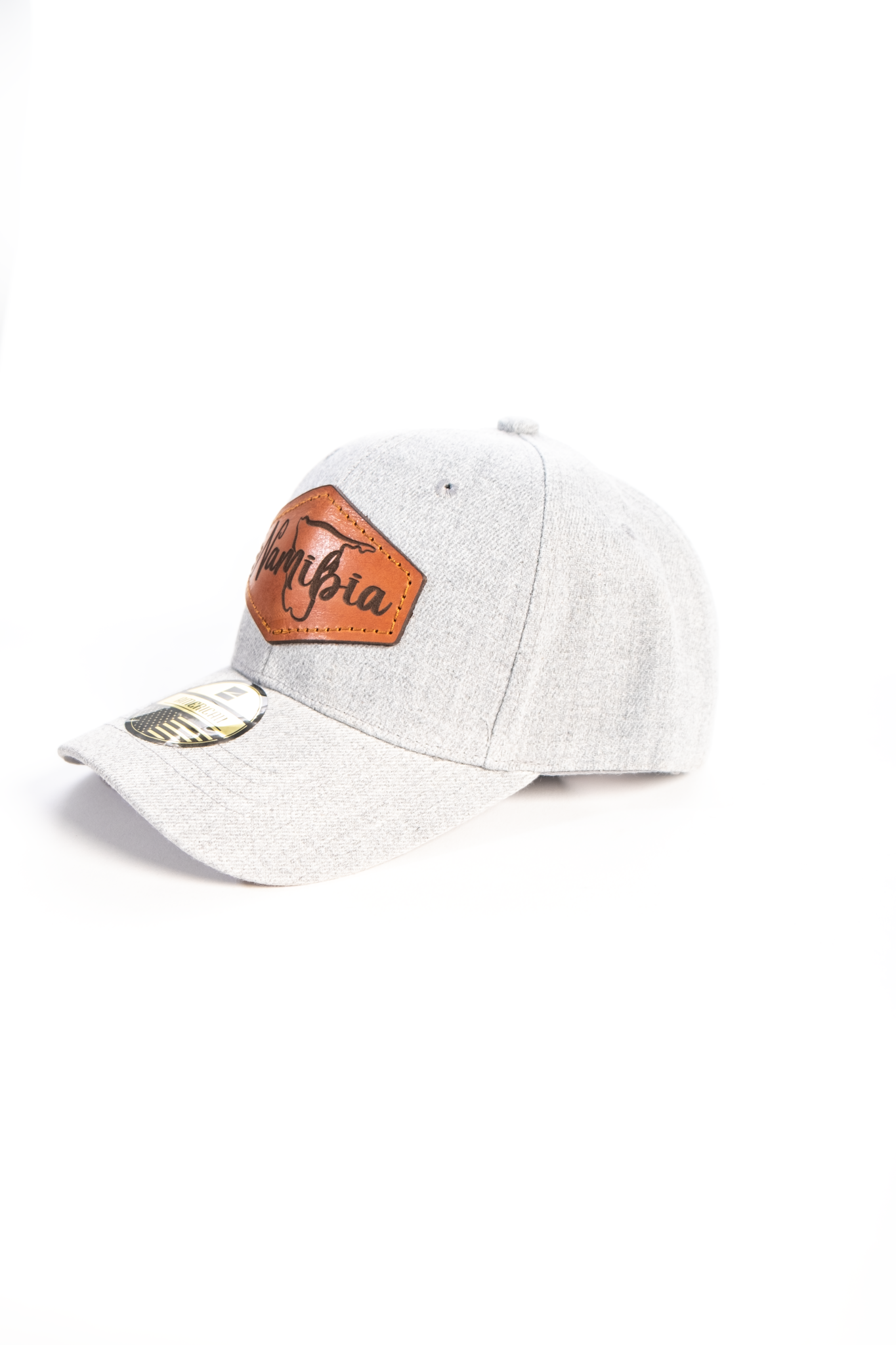 Namibia Leather & Denim style Cap