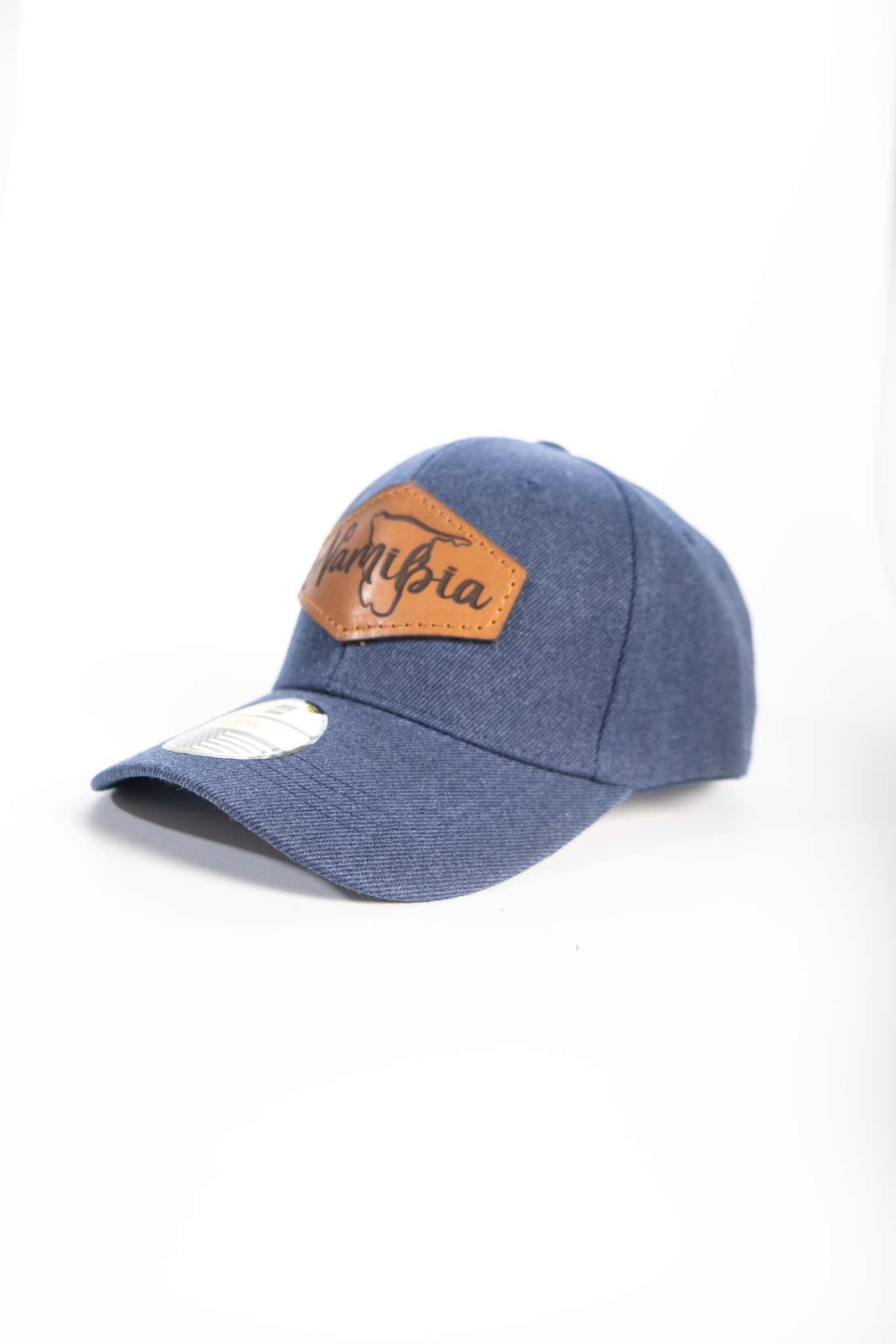 Namibia Leather & Denim style Cap