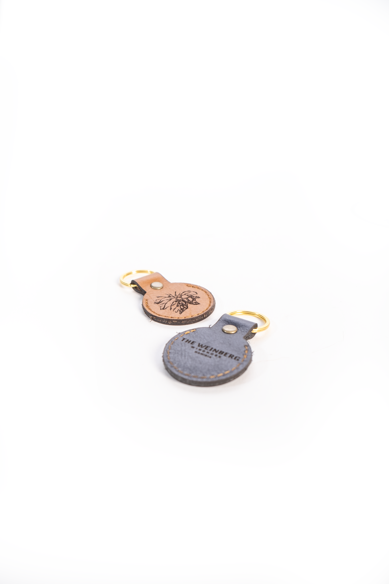 The Weinberg leather keyring