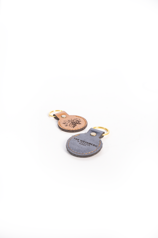 The Weinberg leather keyring