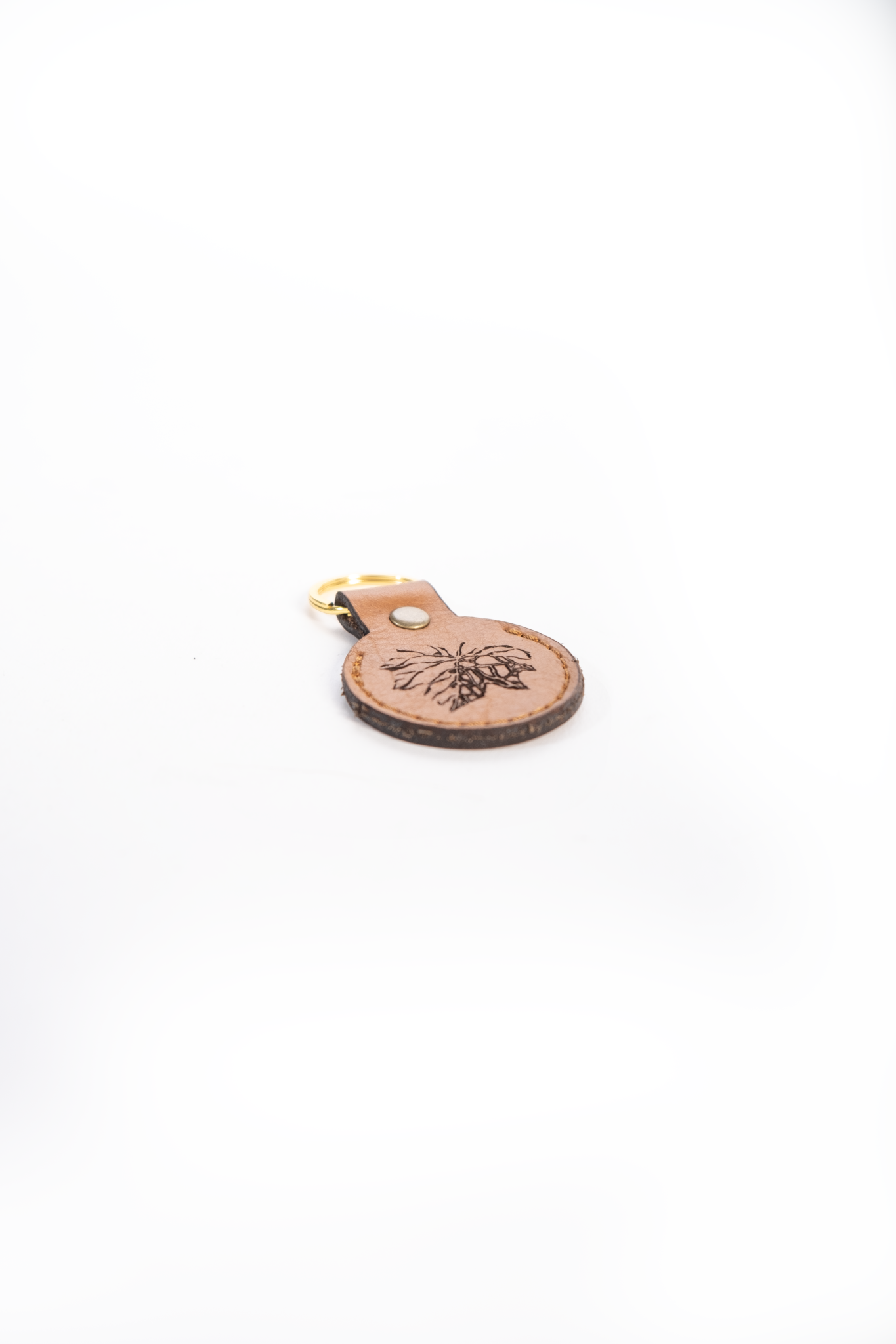 The Weinberg leather keyring