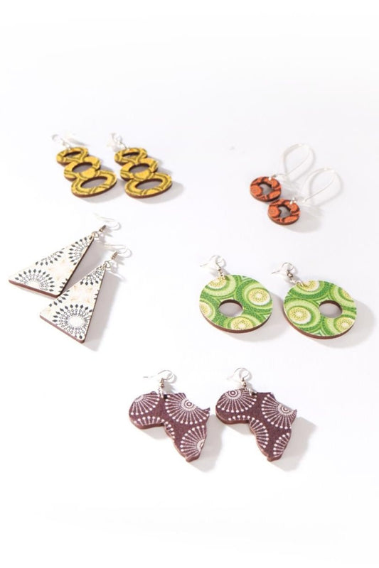 Shwe Shwe laser-cut Earrings large