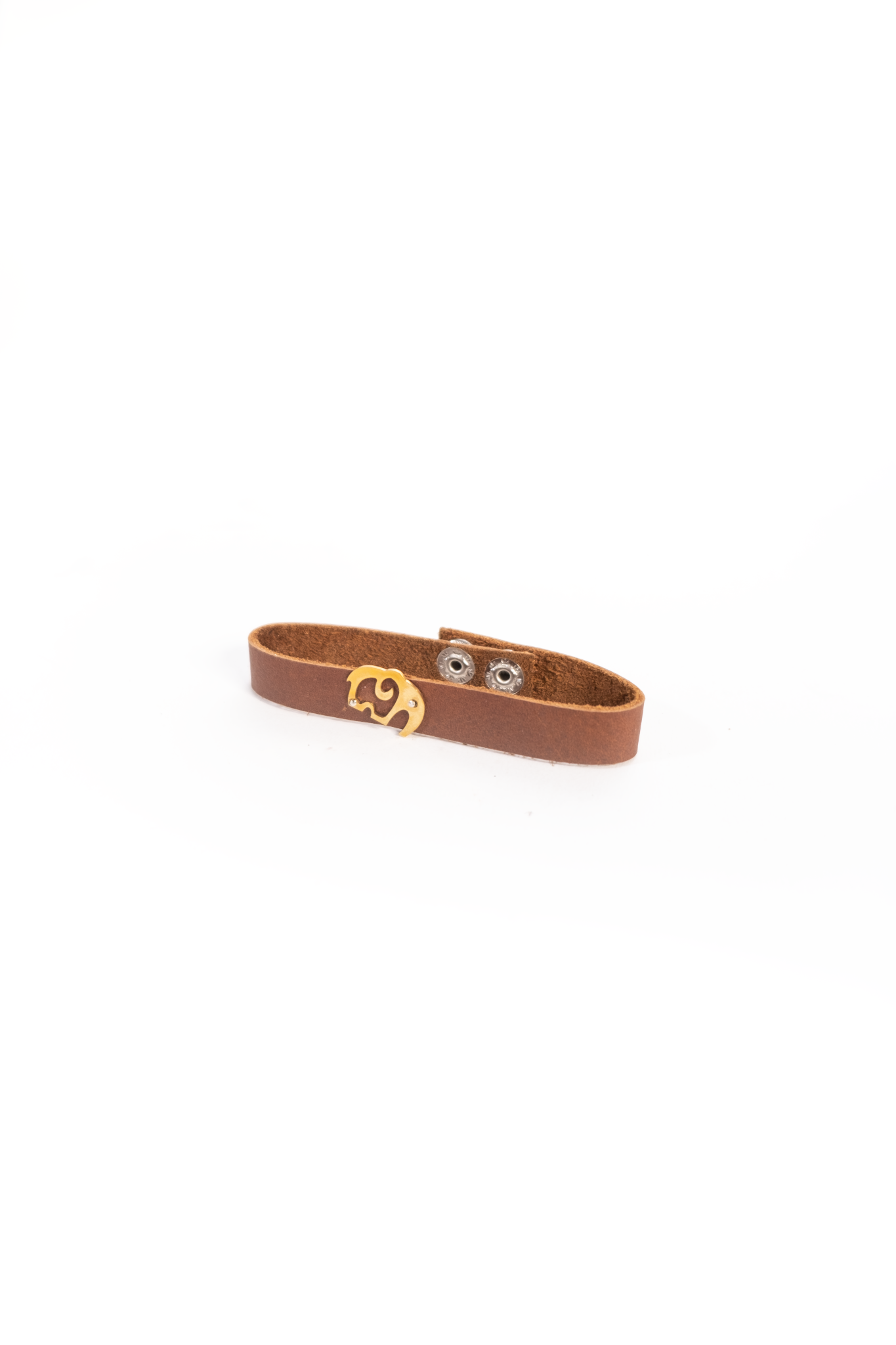 Leather Elephant Bracelet