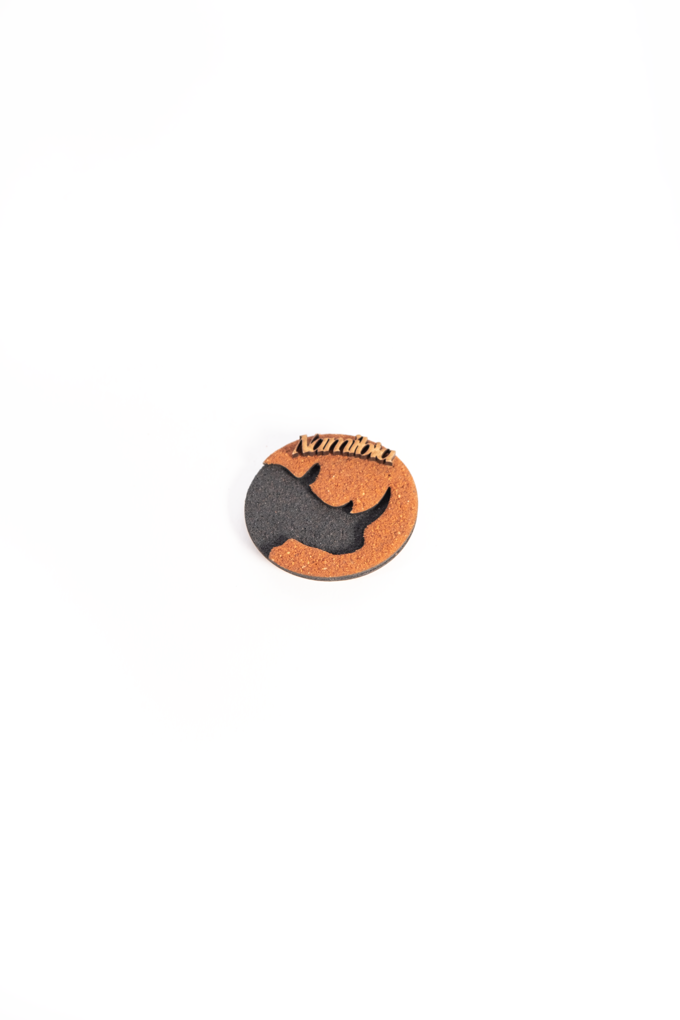 Sand Fridge Magnet Rhino