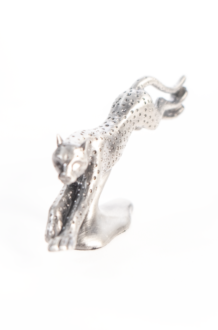 Cheetah Pewter Figurine