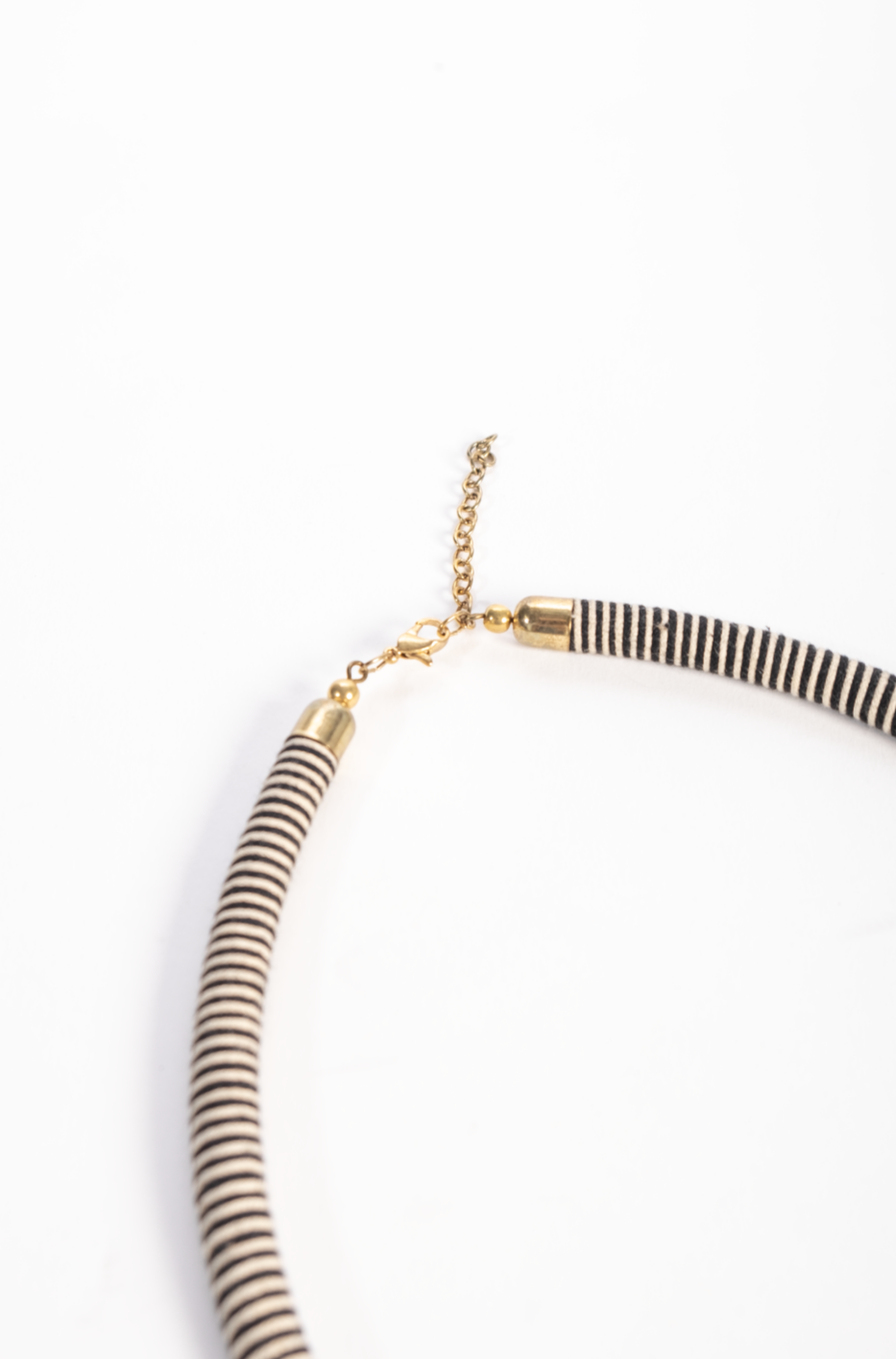 African bone & wood choker