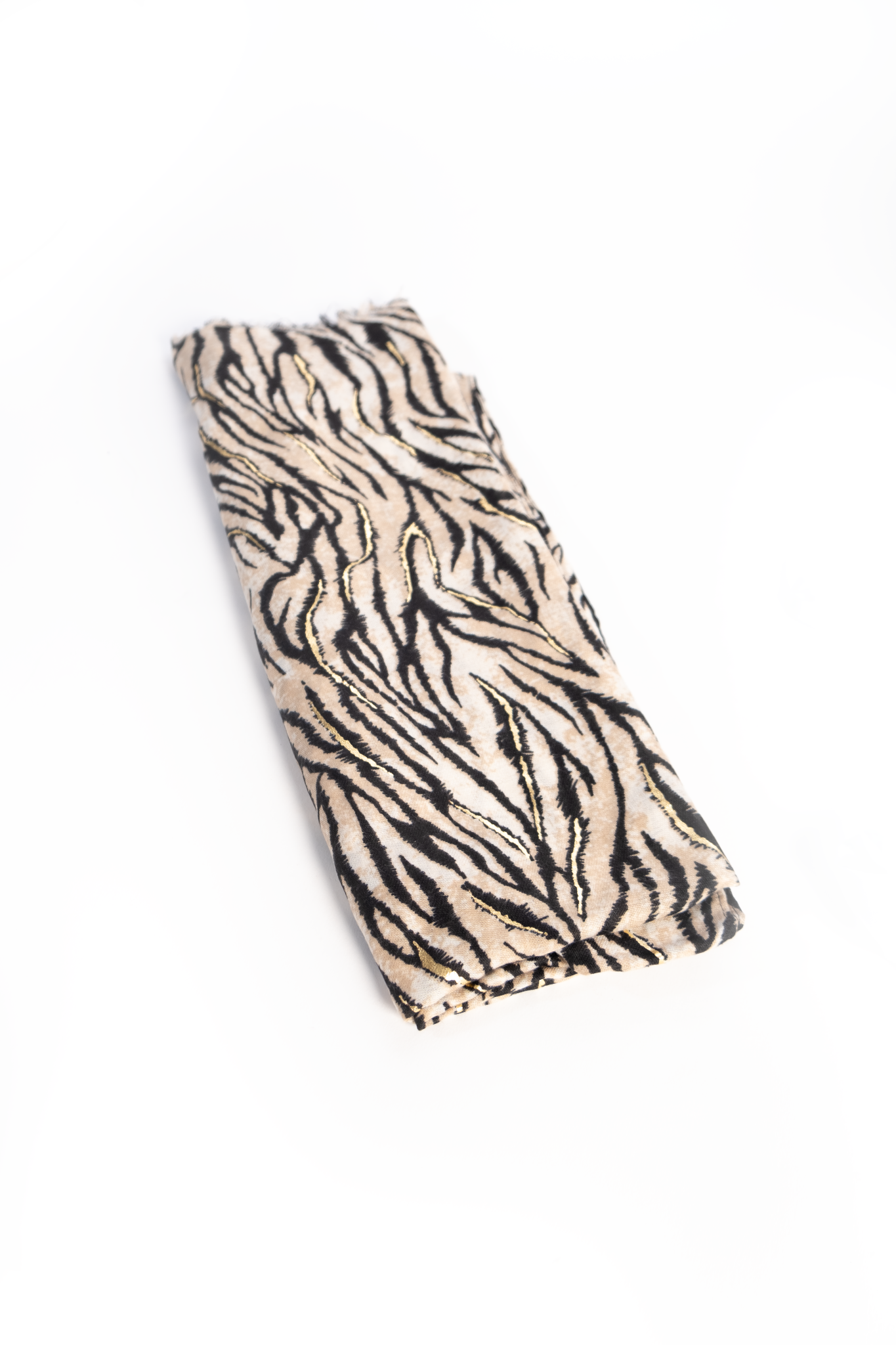 Animal print & Gold Scarf