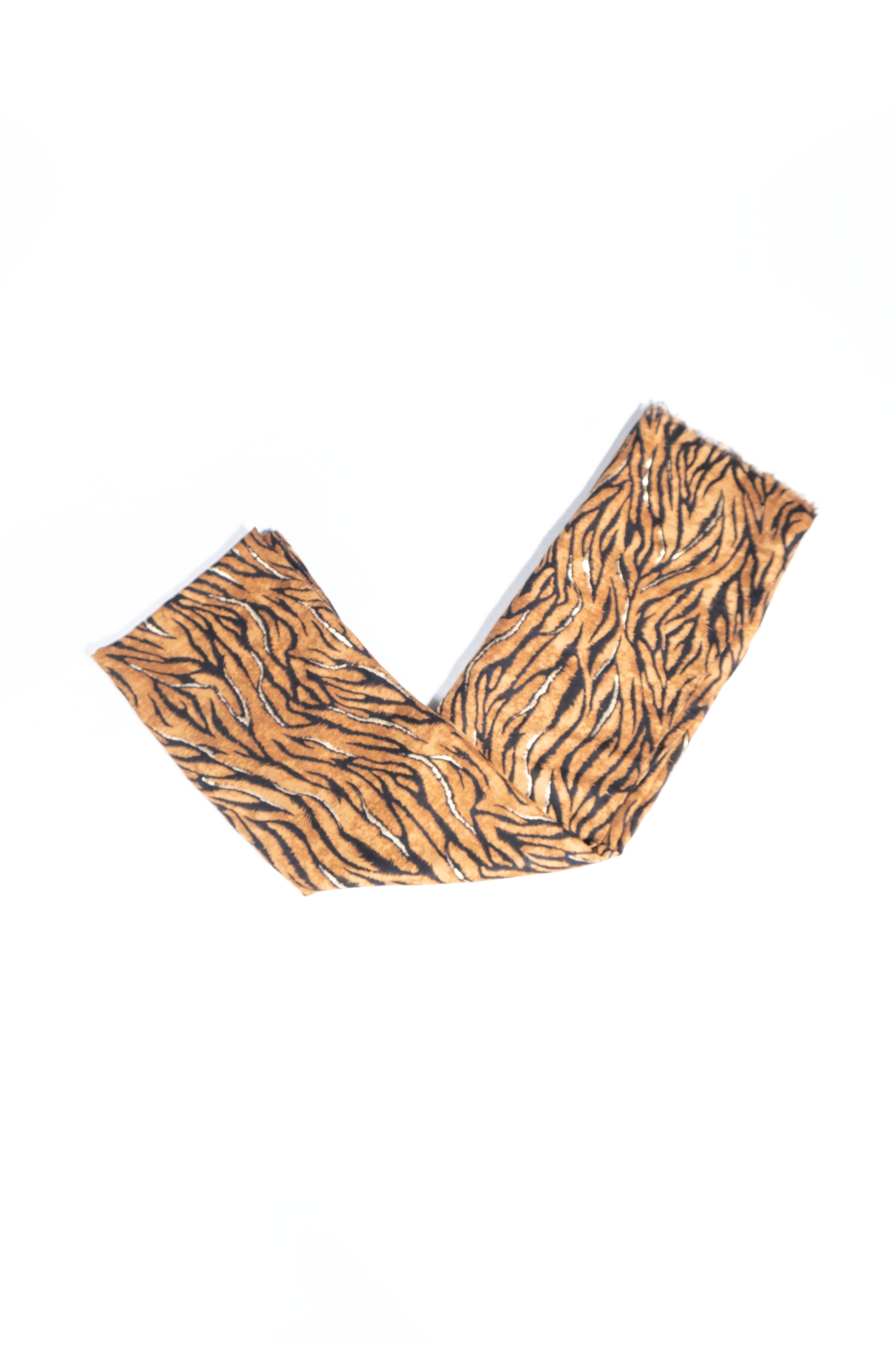 Animal print & Gold Scarf