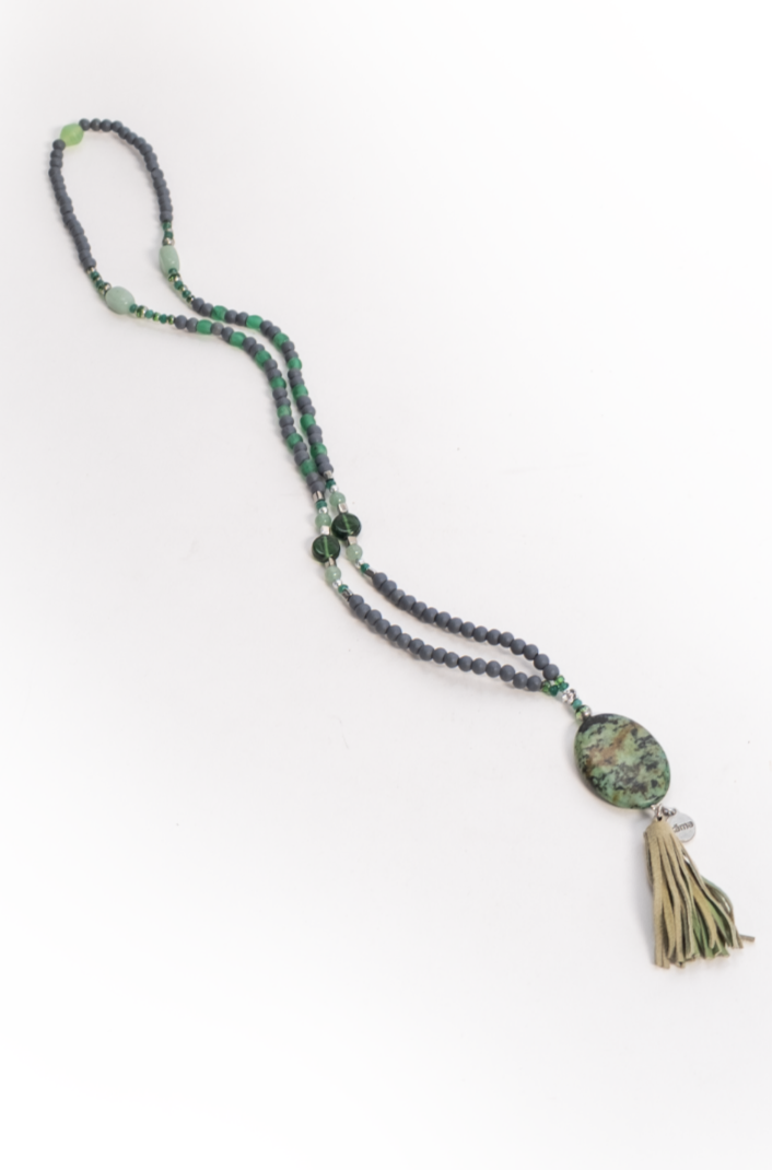 Mala Gemstone Necklace