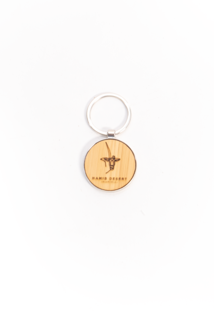 NamibiaCam One Horn Oryx Bamboo keyring