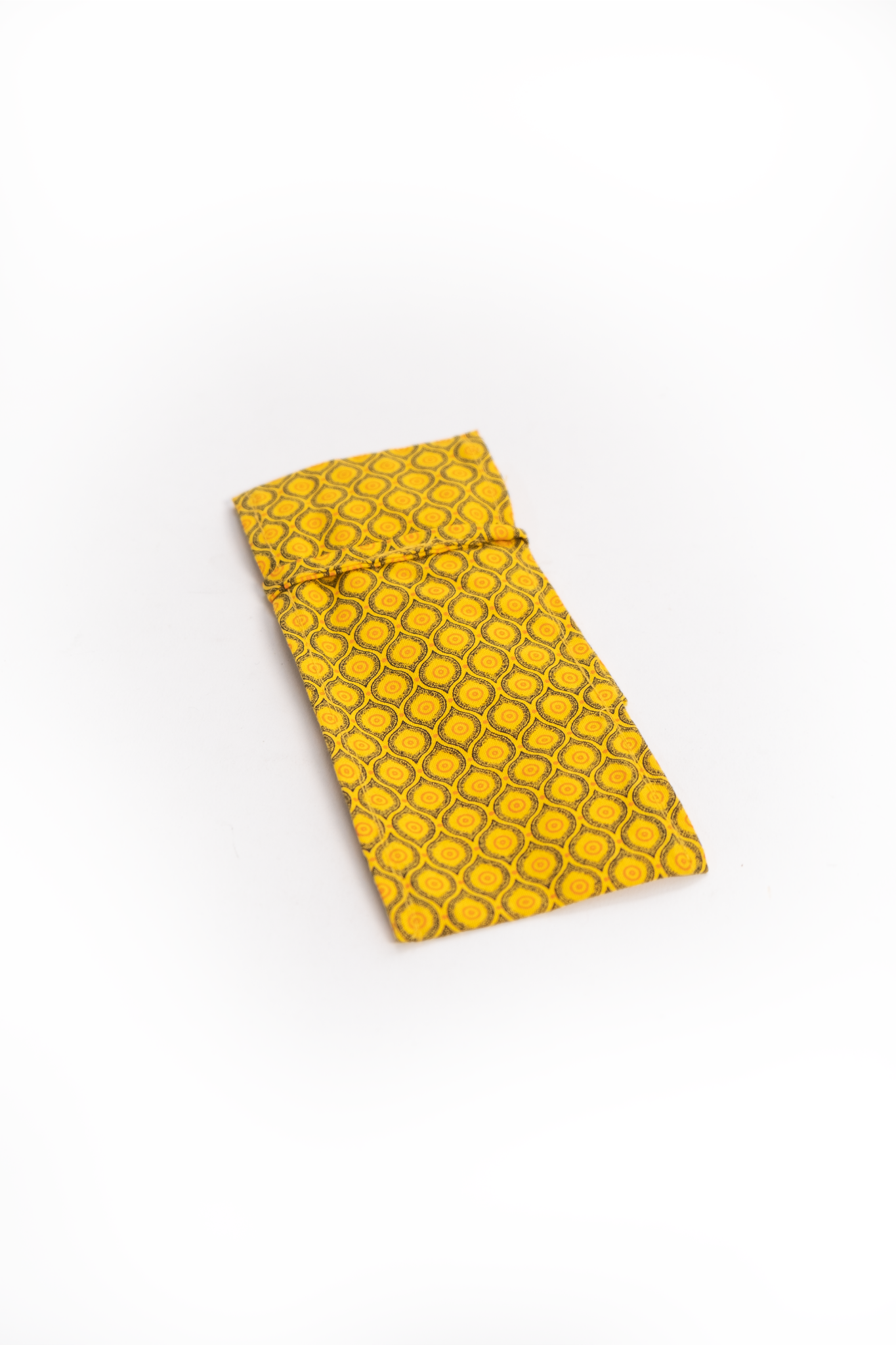 African Cloth Silverware Holder