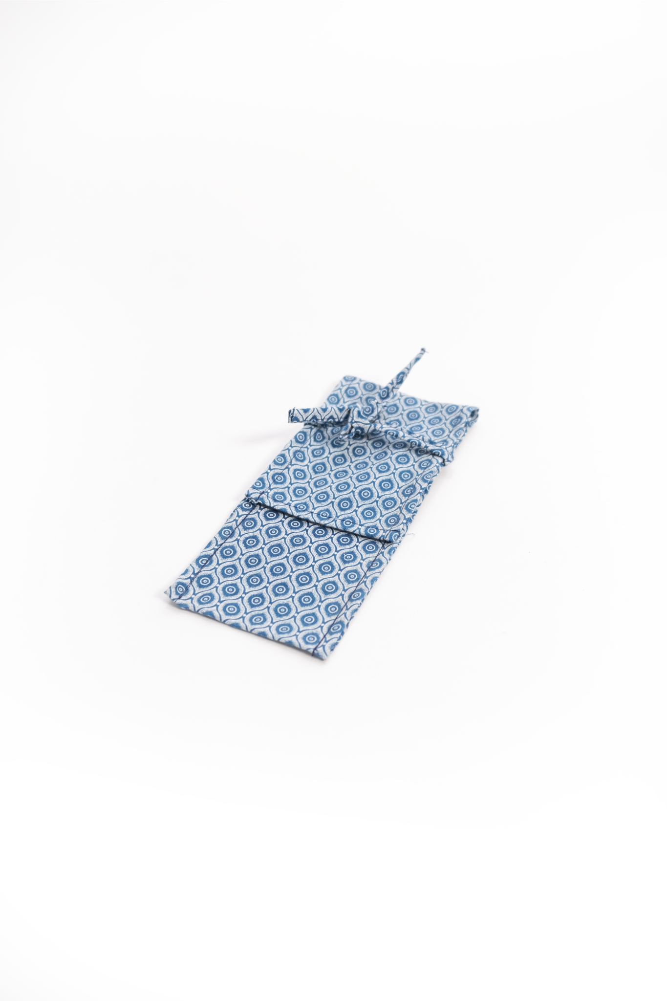 African Cloth Silverware Holder