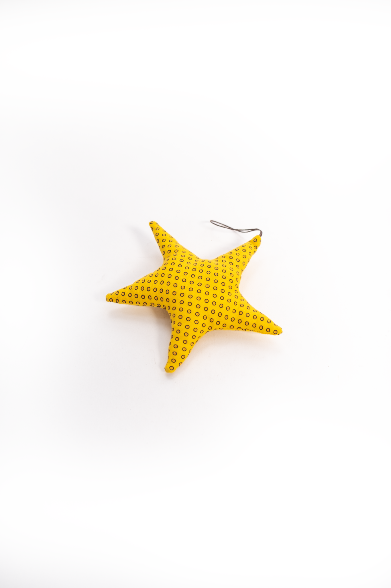 African Cloth Large Christmas Star Ornament
