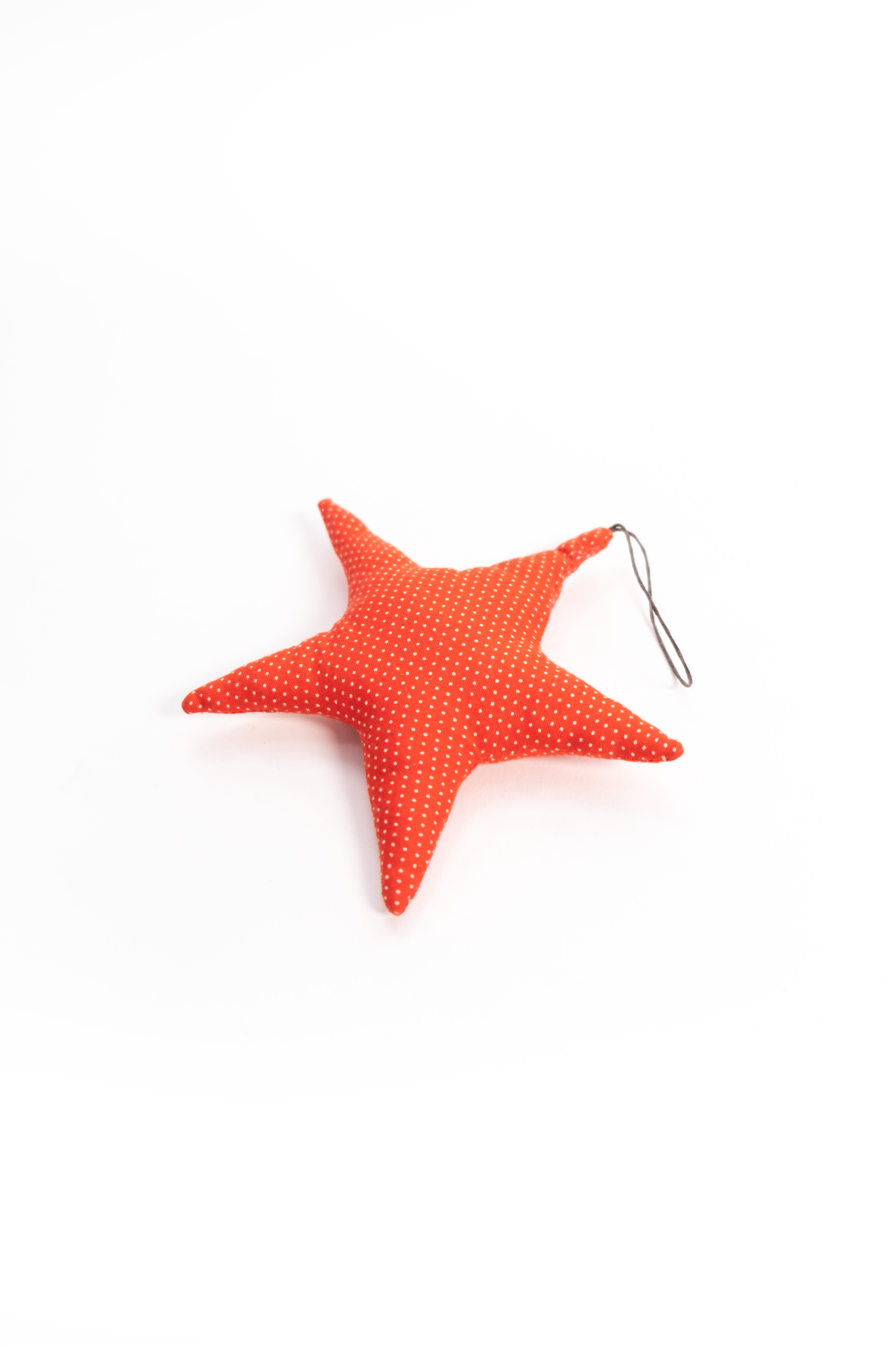 African Cloth Large Christmas Star Ornament
