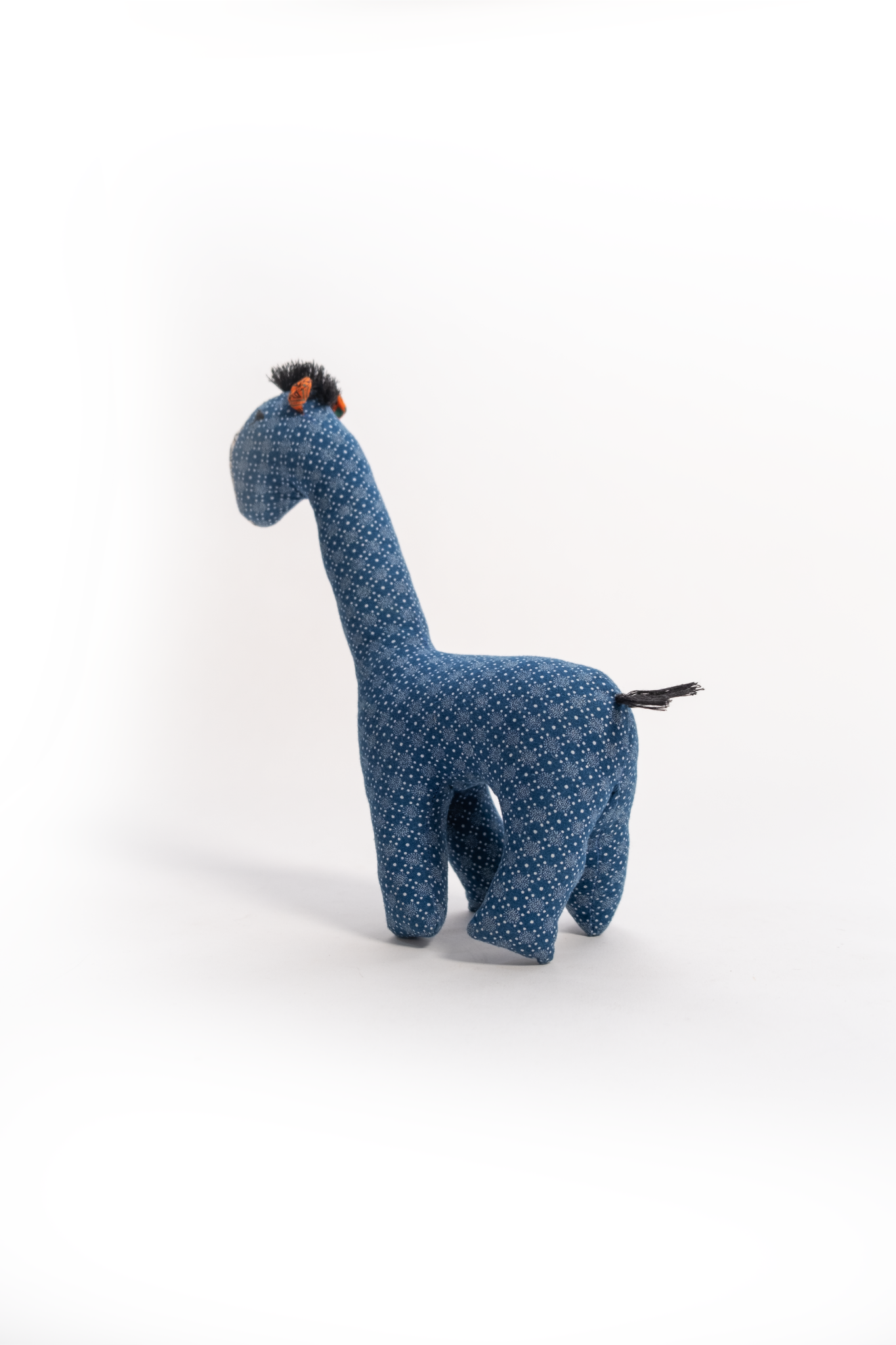 African Cloth Giraffe Soft Toy