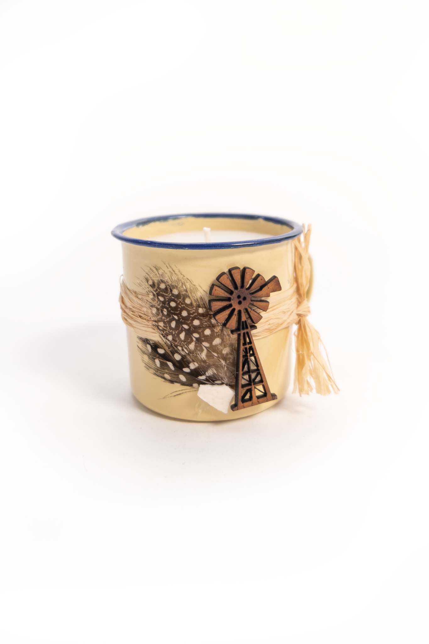 Large Candle Enamel Mug 250ml