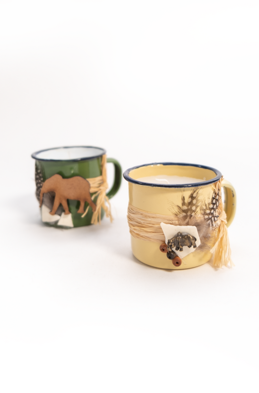 Small Candle Enamel Mug 50ml