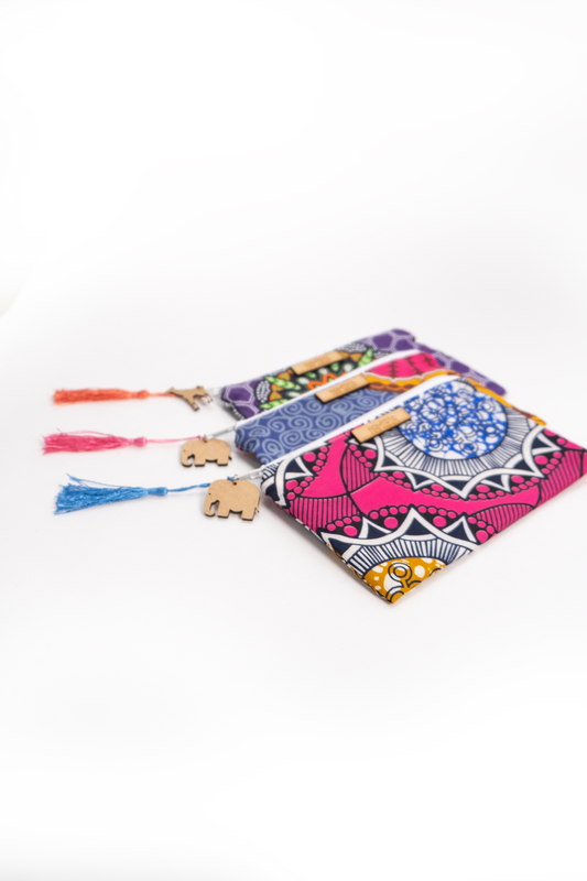 Animal Ankara Pencil Bag