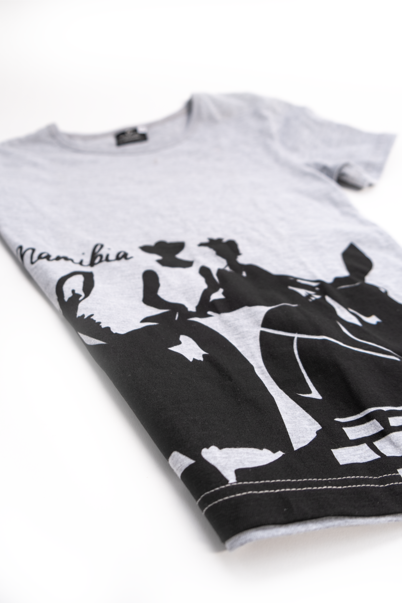 Grey Donkey Cart T-shirt Adult