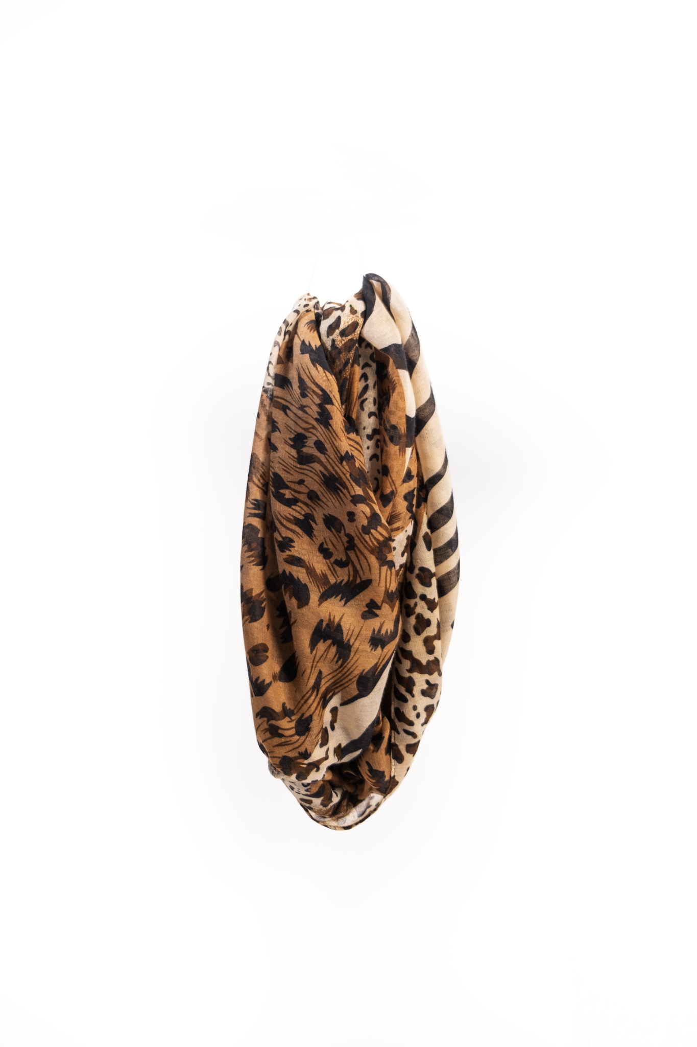 Animal Print Snood Scarf