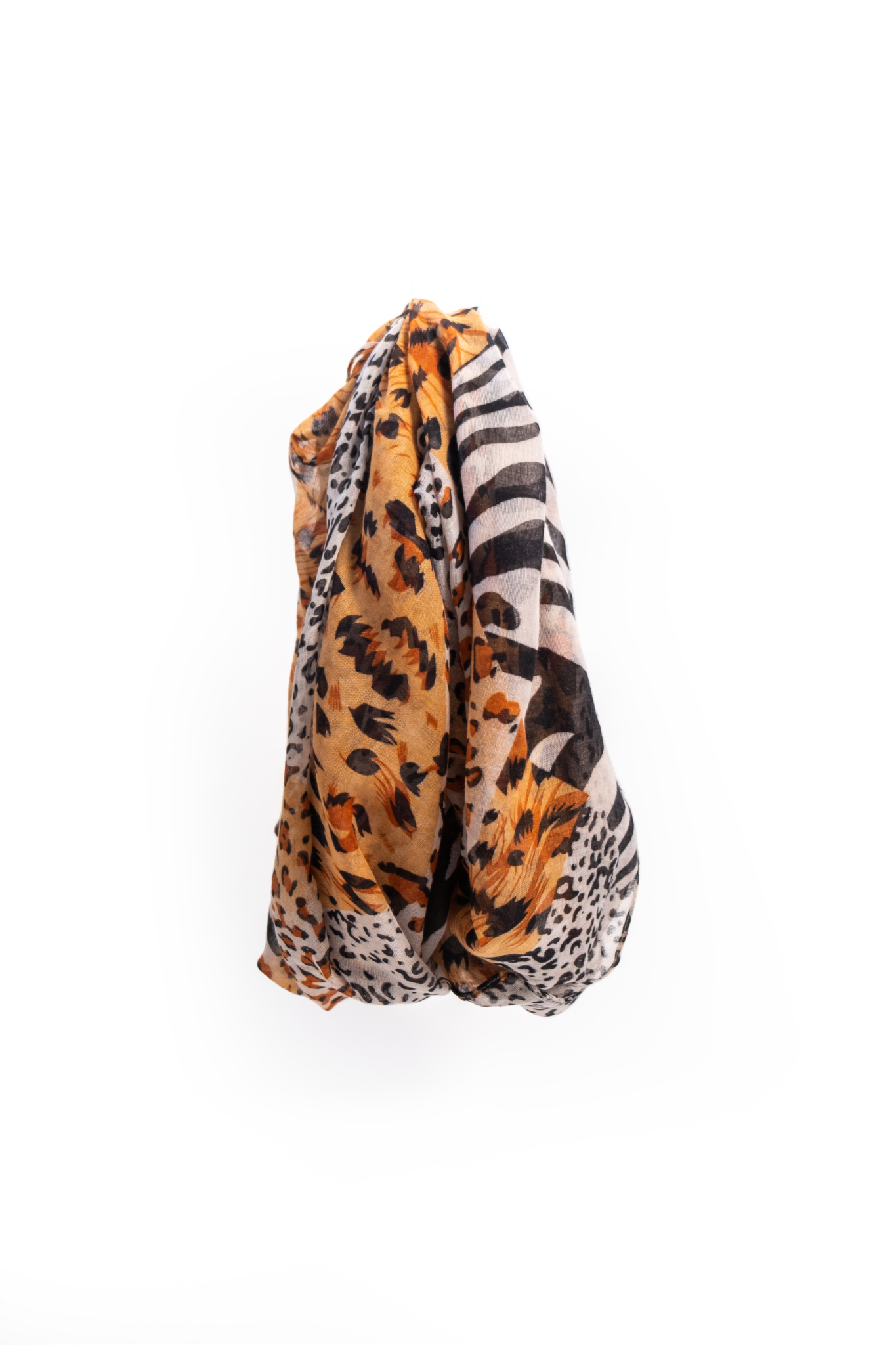 Animal Print Snood Scarf
