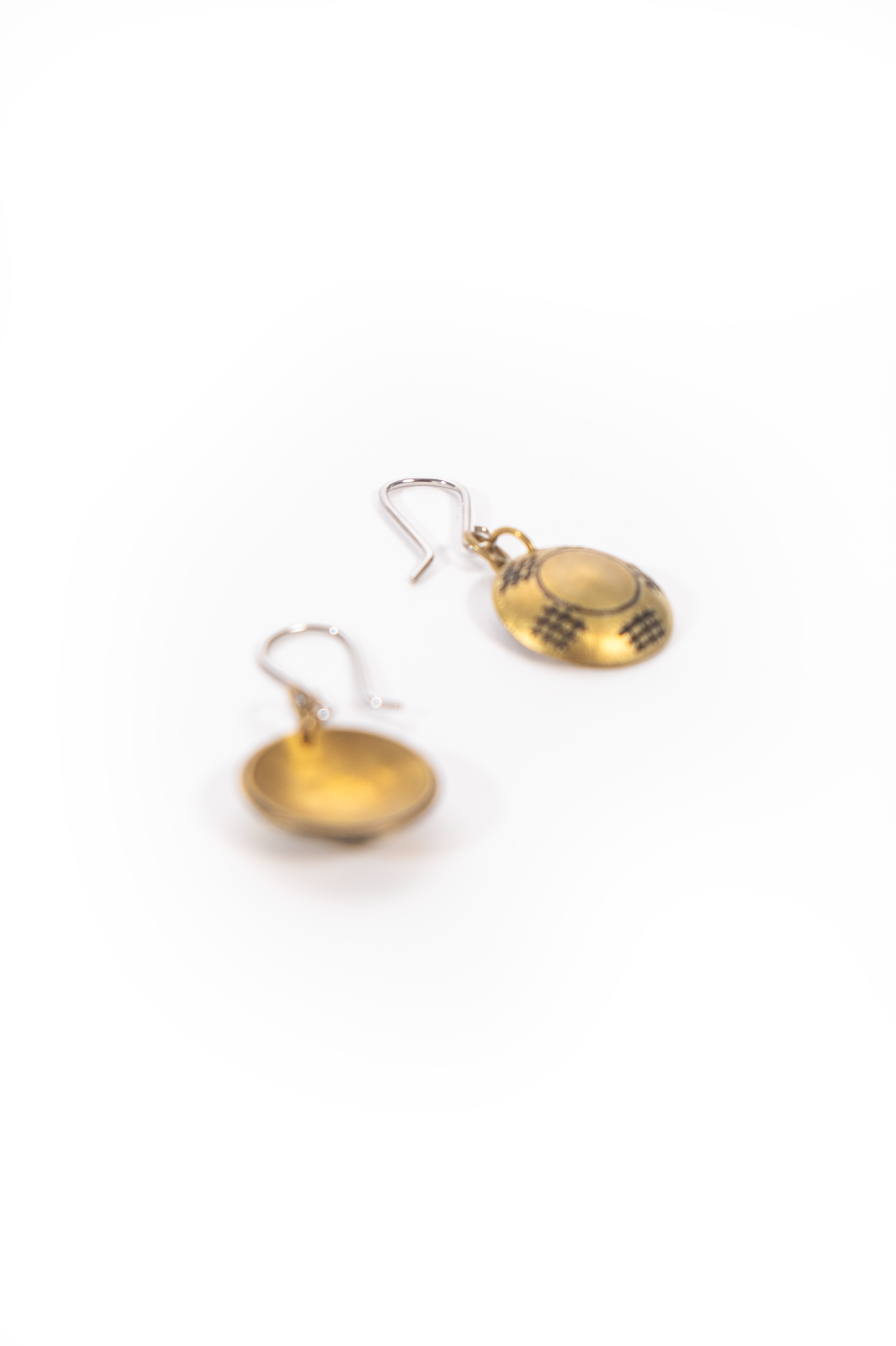 Earrings Brass Charm - Ekipa Design