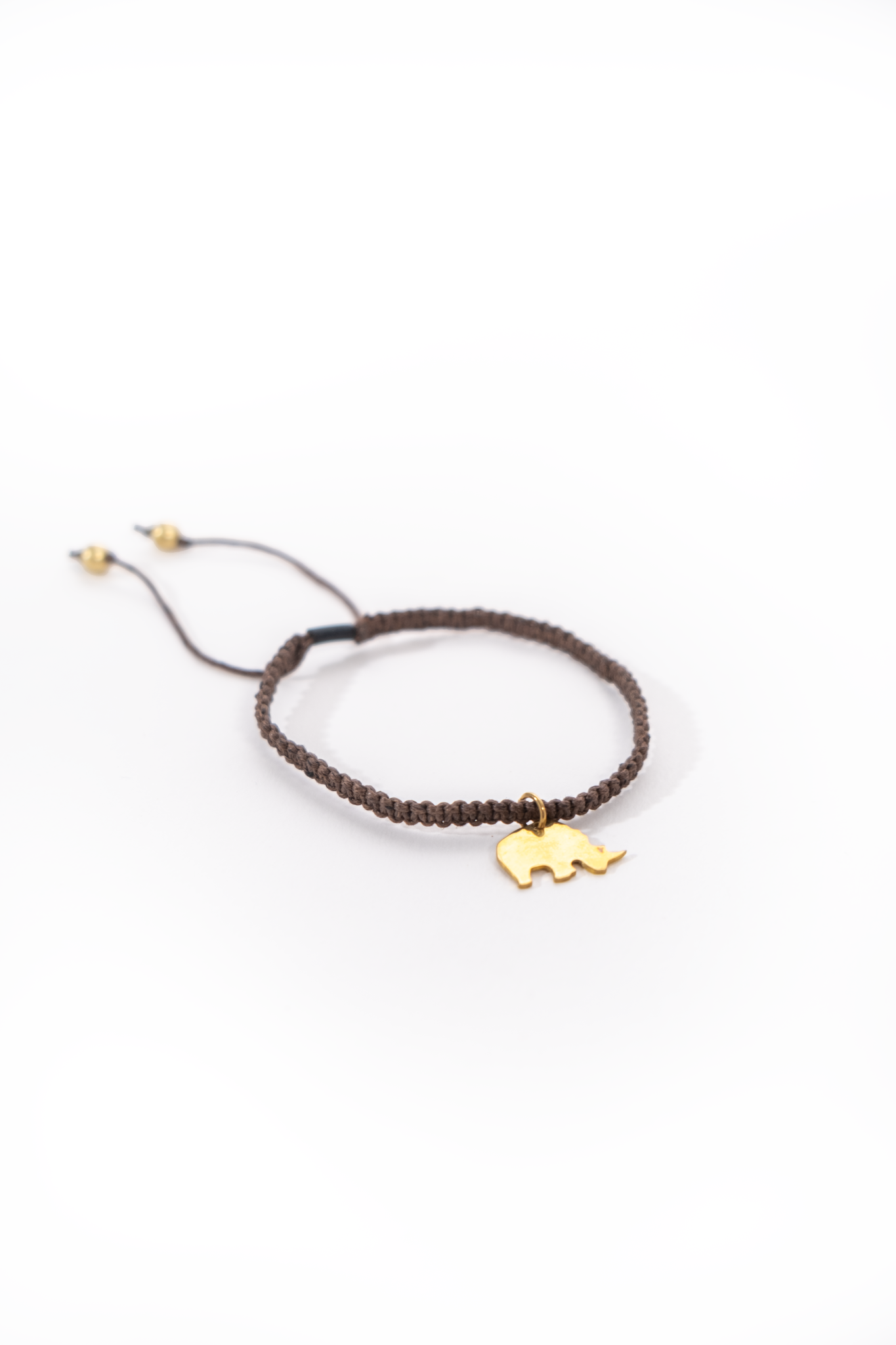 Safari - African Rhino Charm Bracelet