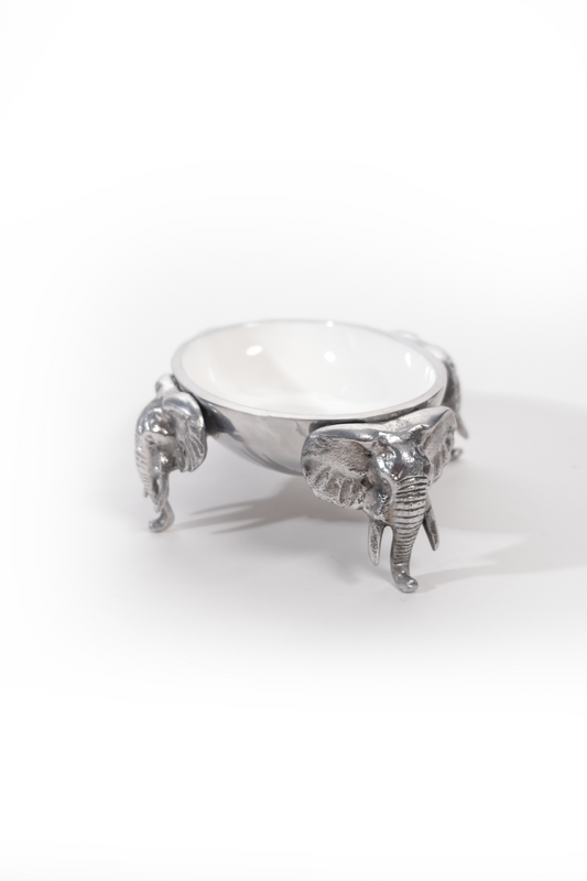 Elephant aluminium oval Bowl