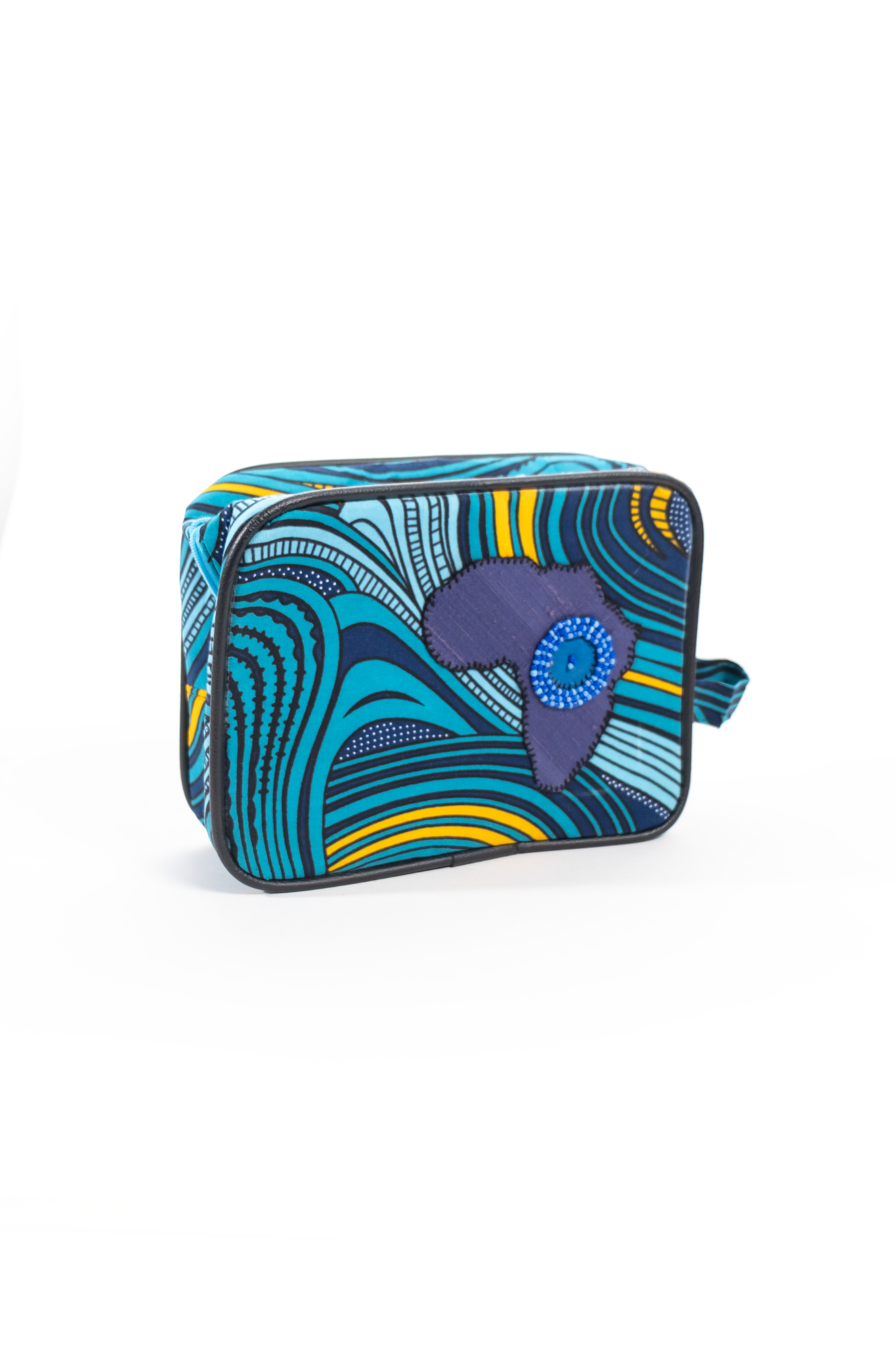 Large African cloth Wash Bag