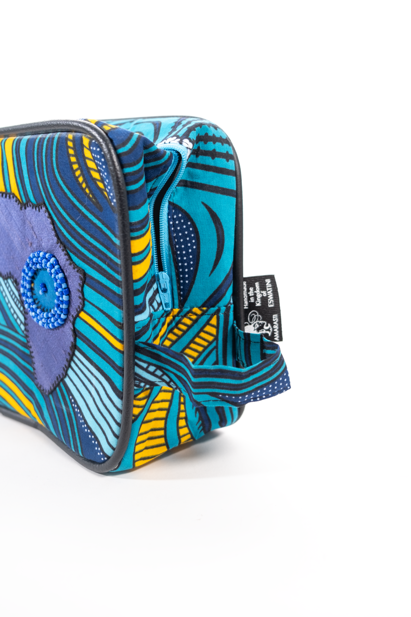 Large African cloth Wash Bag