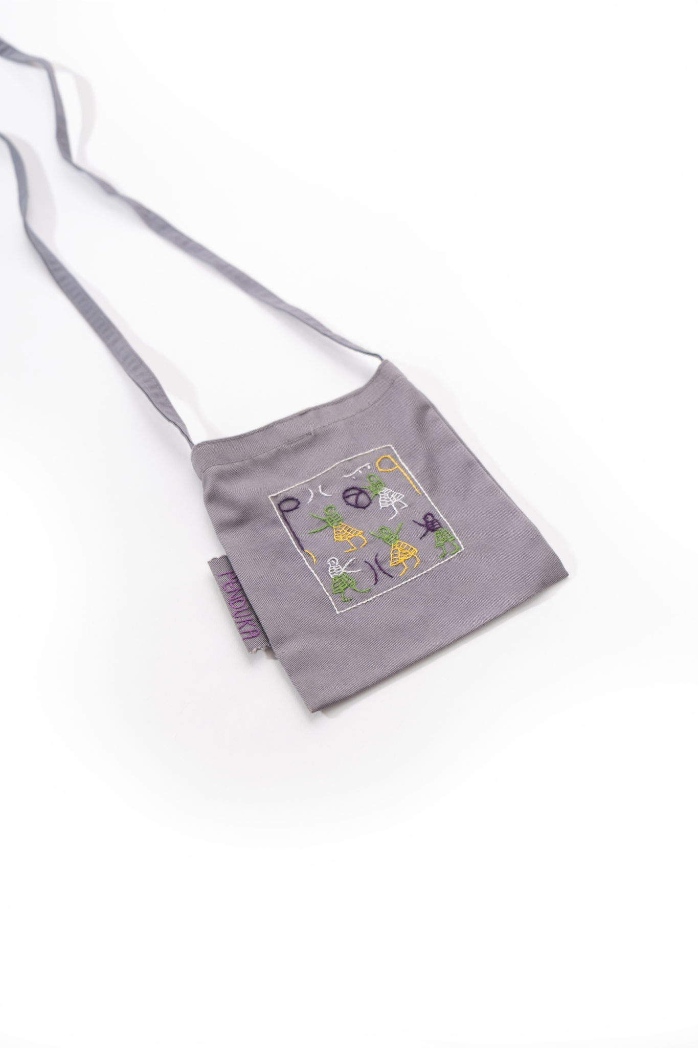 Sling Bag embroidered Village story