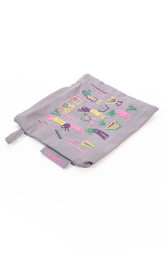 Penduka Handmade Embroidered Pouch