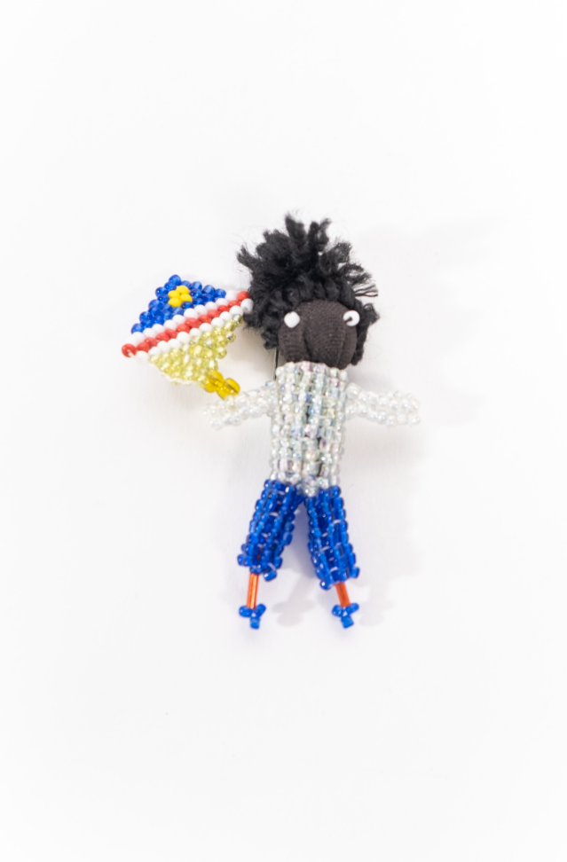 Namibian travel doll Pin