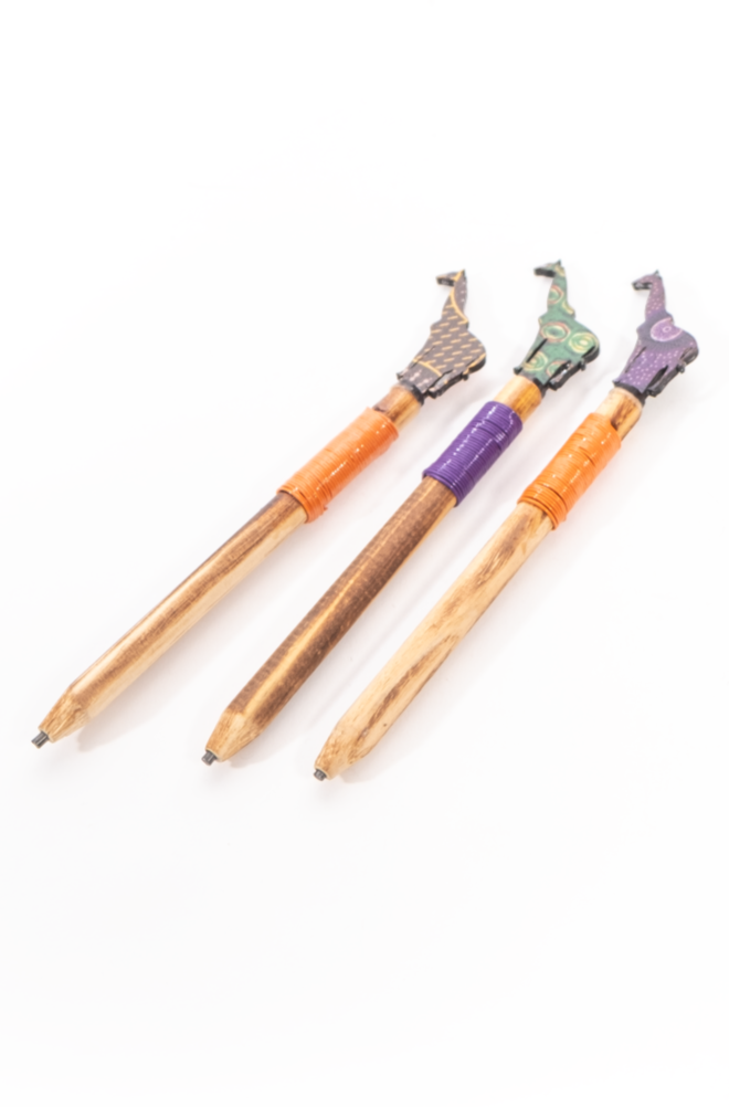 African Wooden Giraffe Pencil