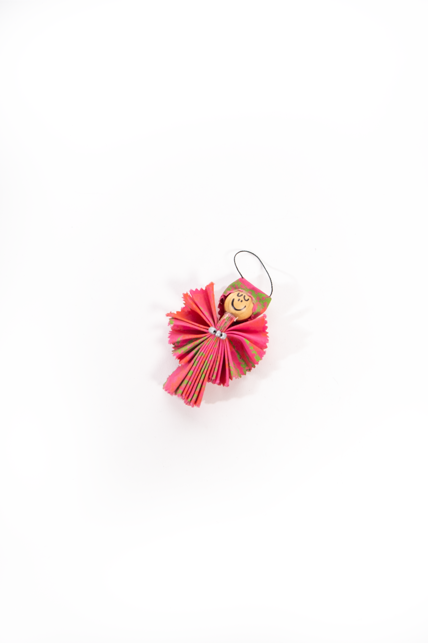 Xmas shweshwe angel Ornament