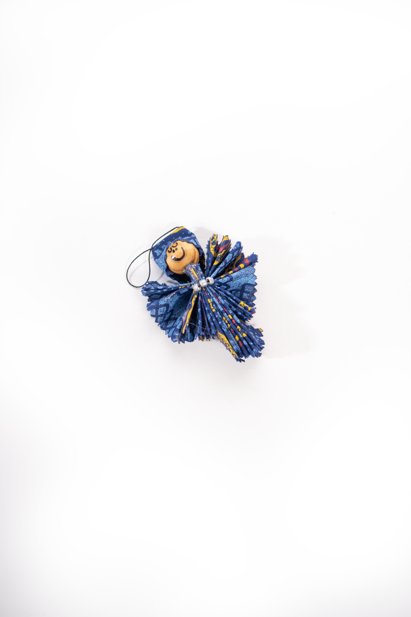Xmas shweshwe angel Ornament