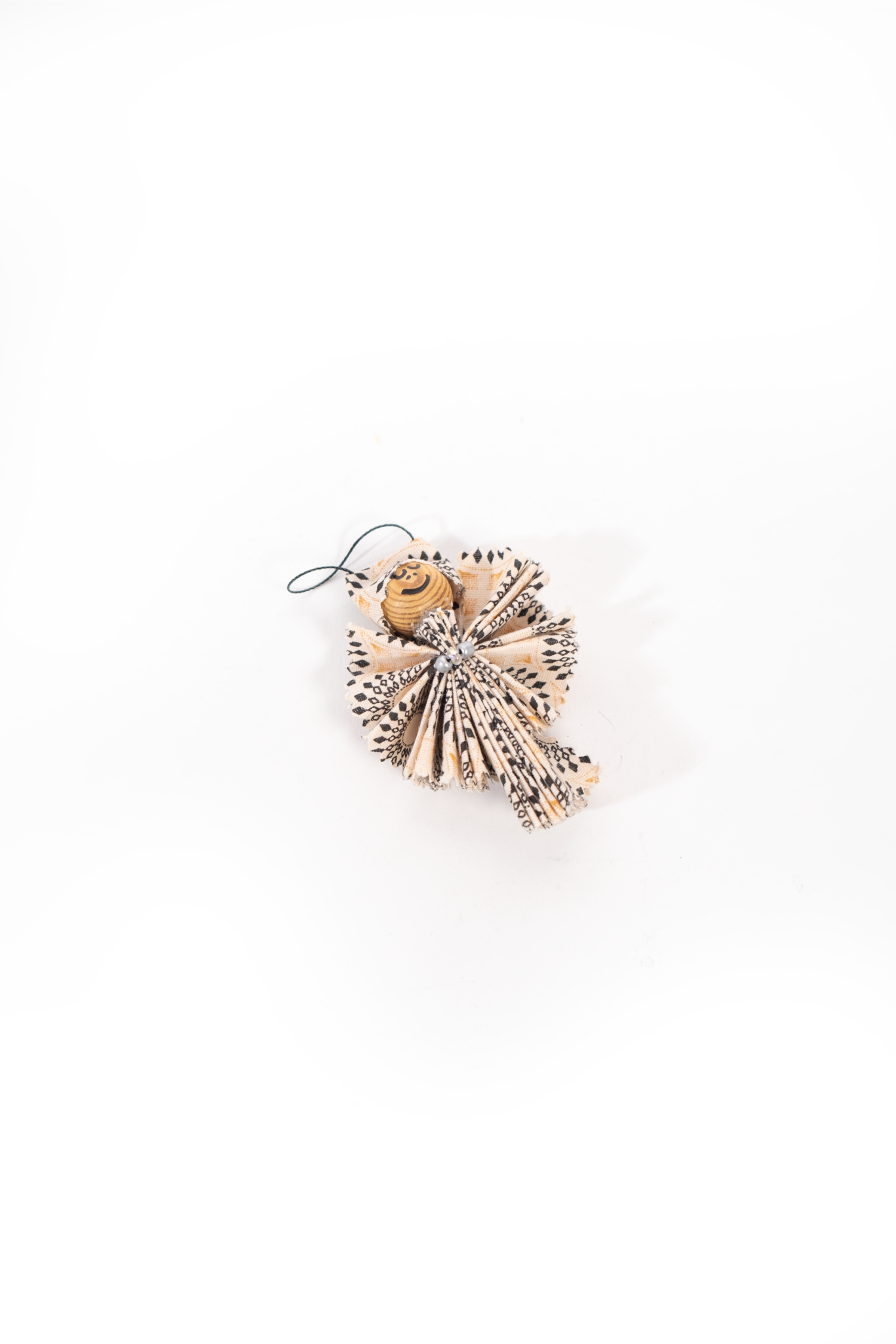 Xmas shweshwe angel Ornament