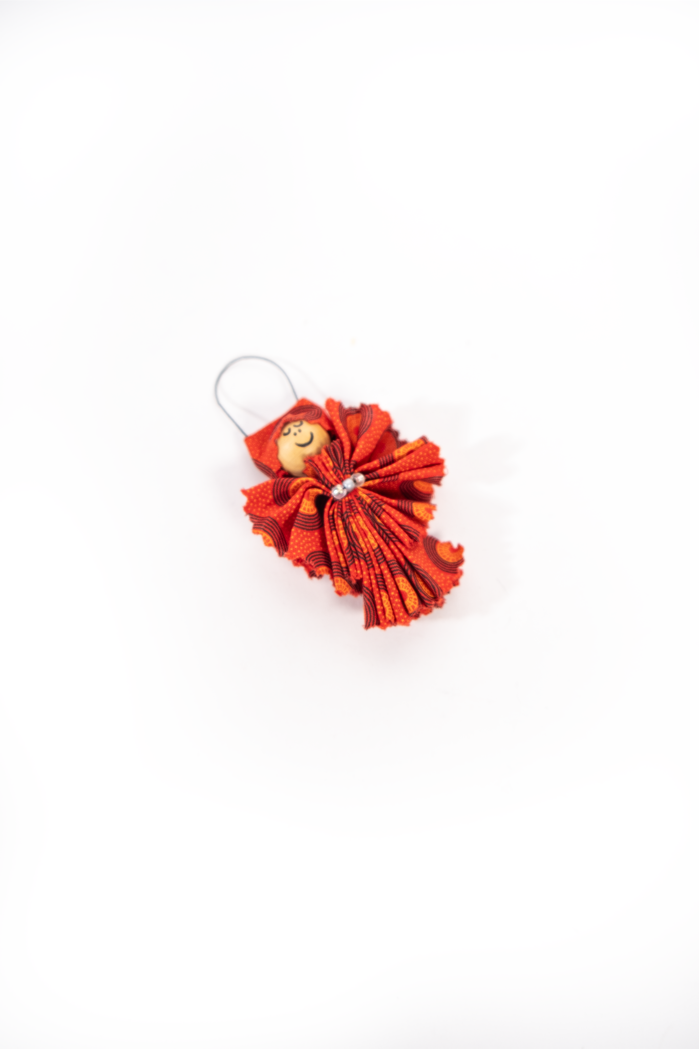 Xmas shweshwe angel Ornament