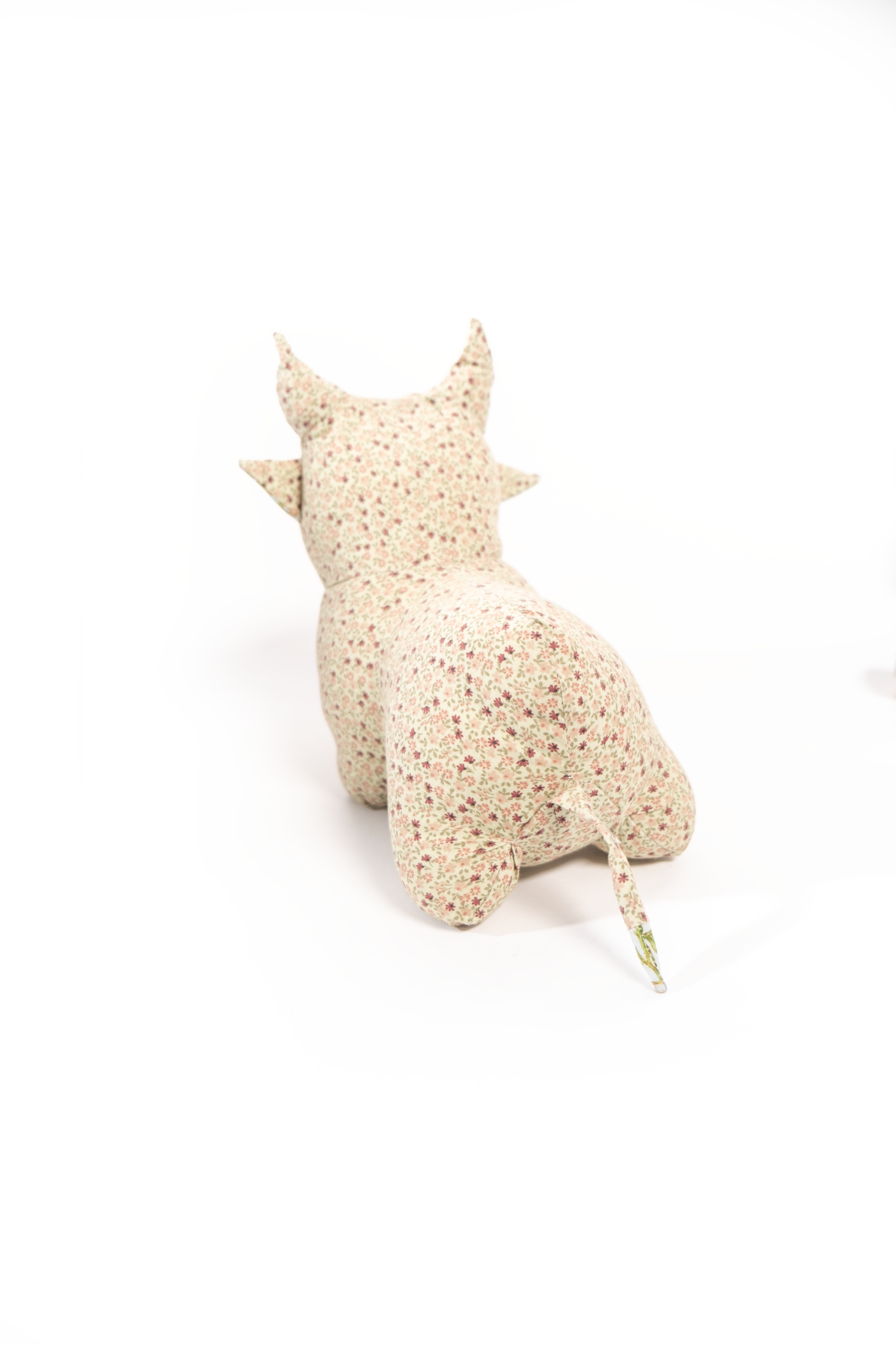 Handmade African Material Soft Toy - Nguni Cow