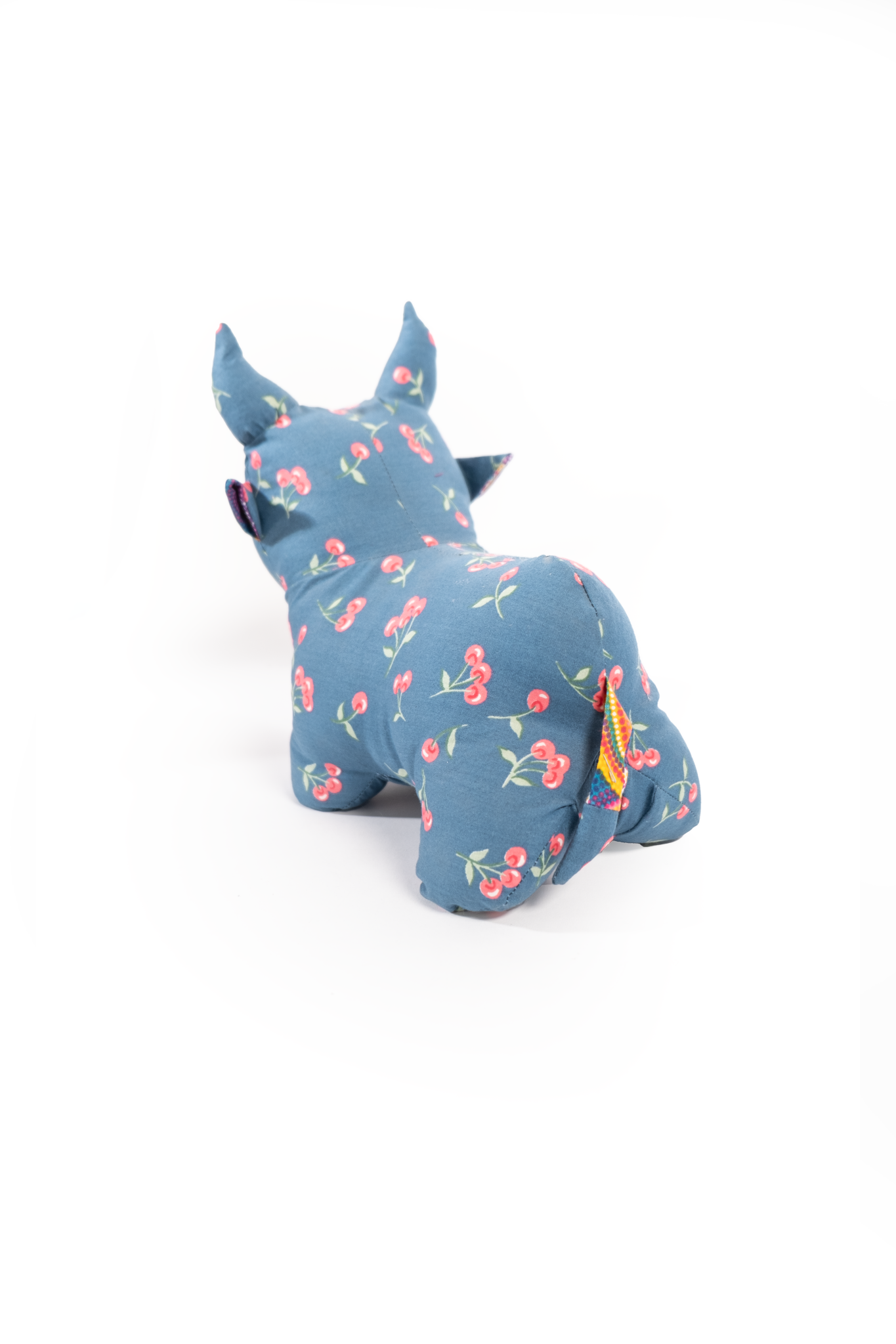 Handmade African Material Soft Toy - Nguni Cow