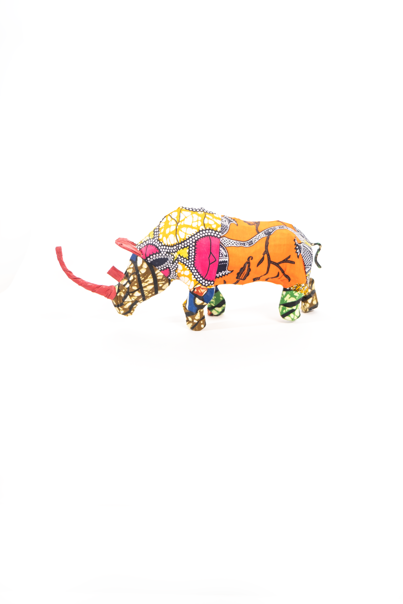 Wire Wax Cloth Décor Rhino
