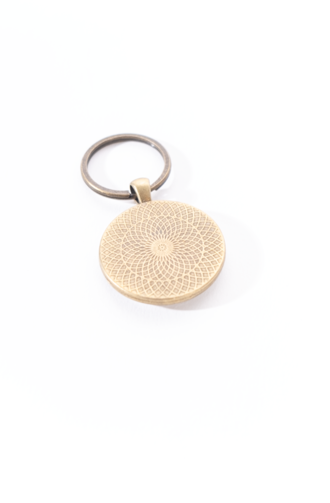 Copper & Resin Keyring Holder