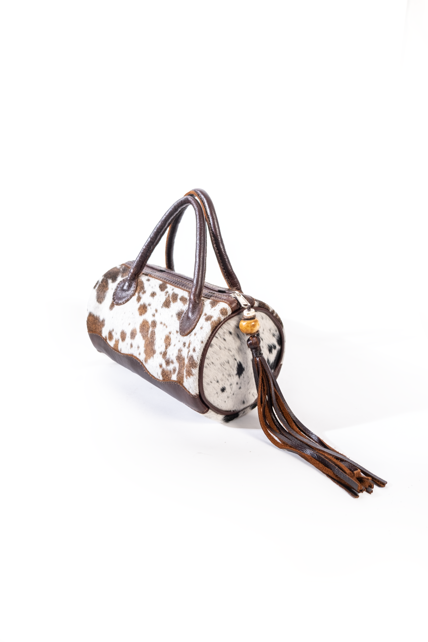 Nguni barrel bag