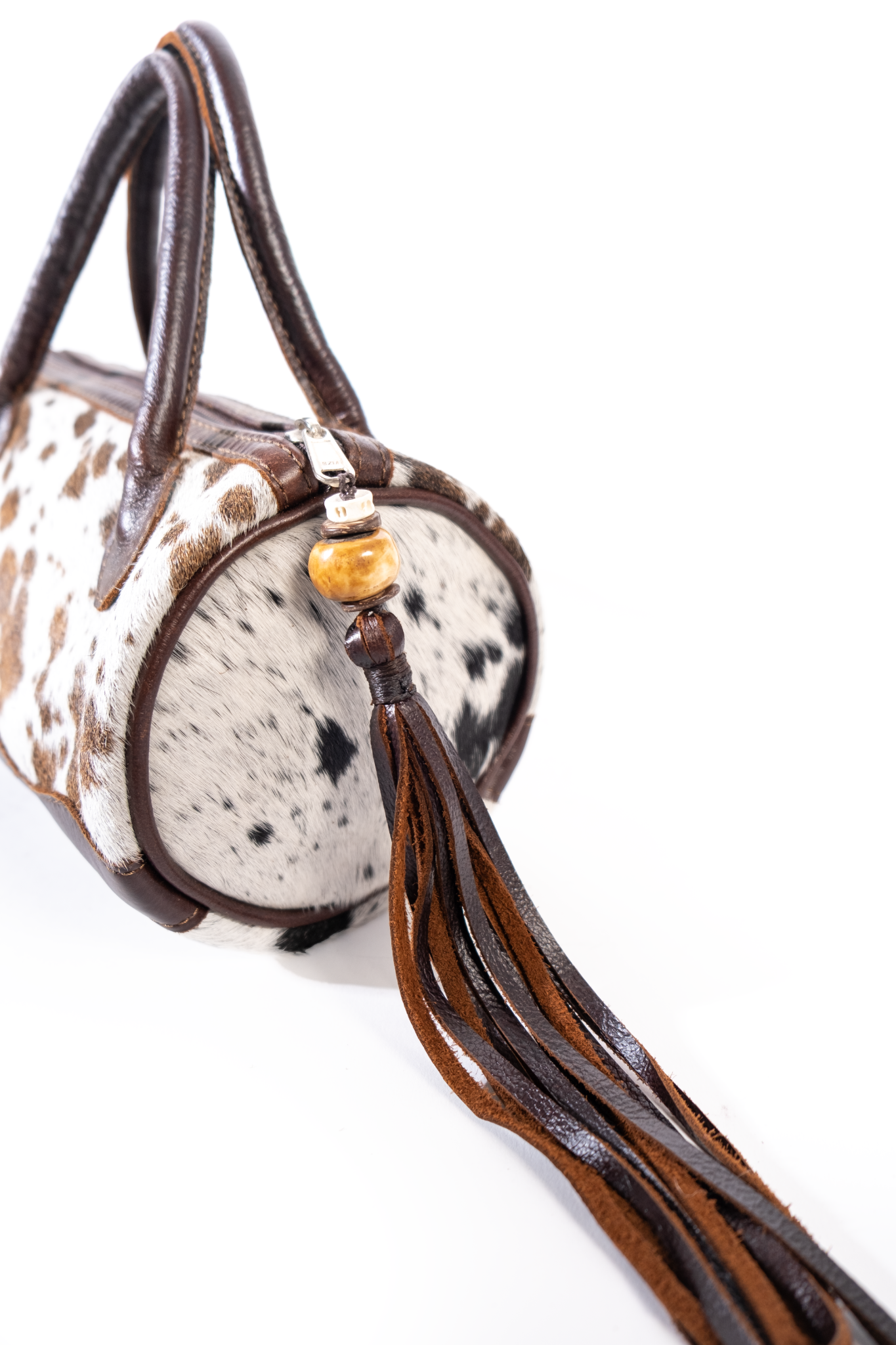 Nguni barrel bag