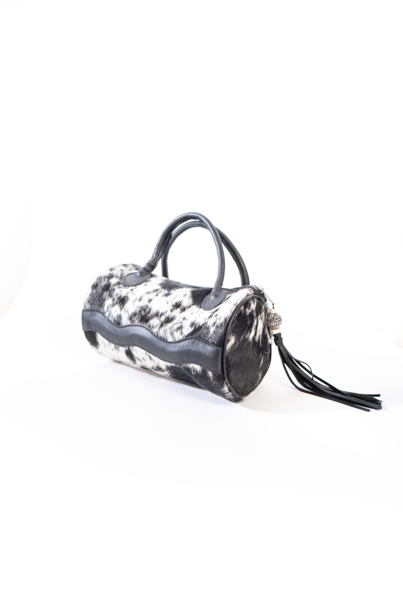Nguni barrel bag
