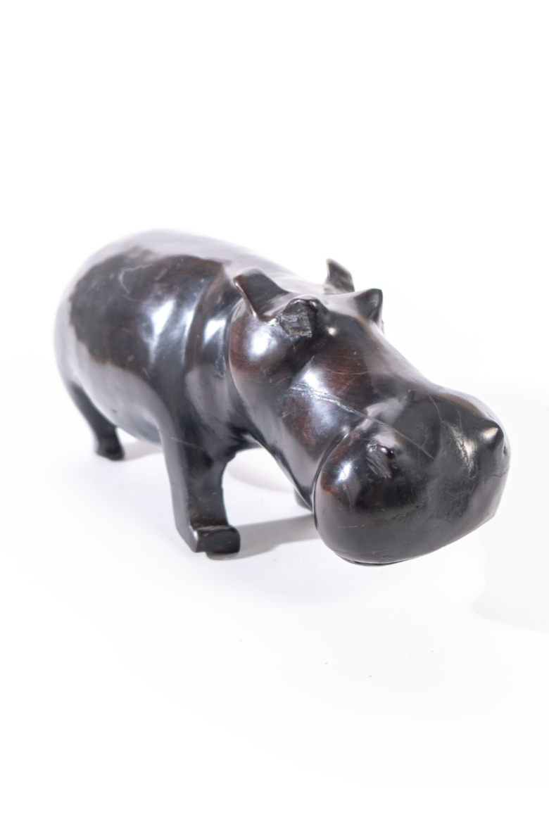Large wooden Hippo