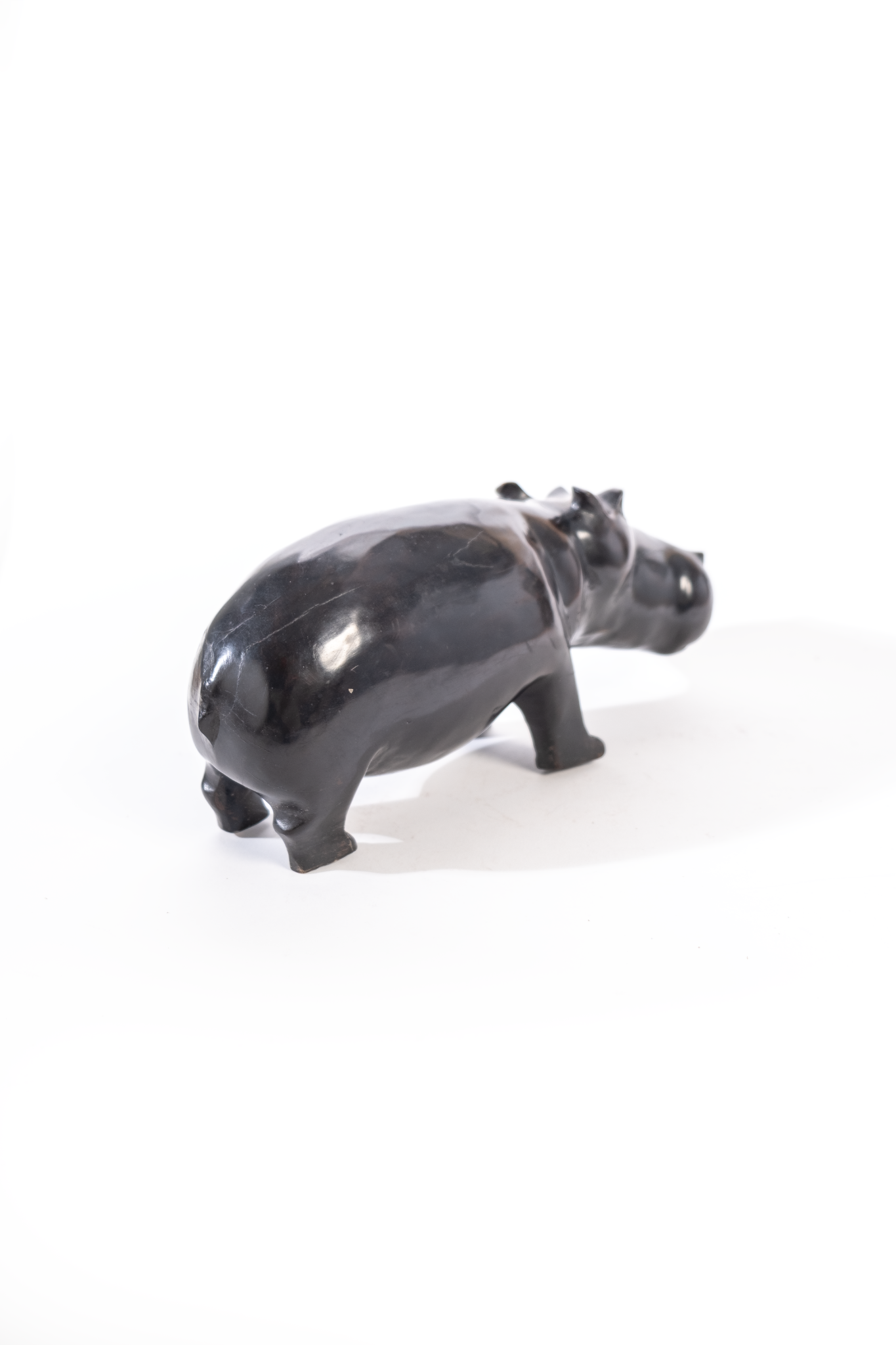 Large wooden Hippo