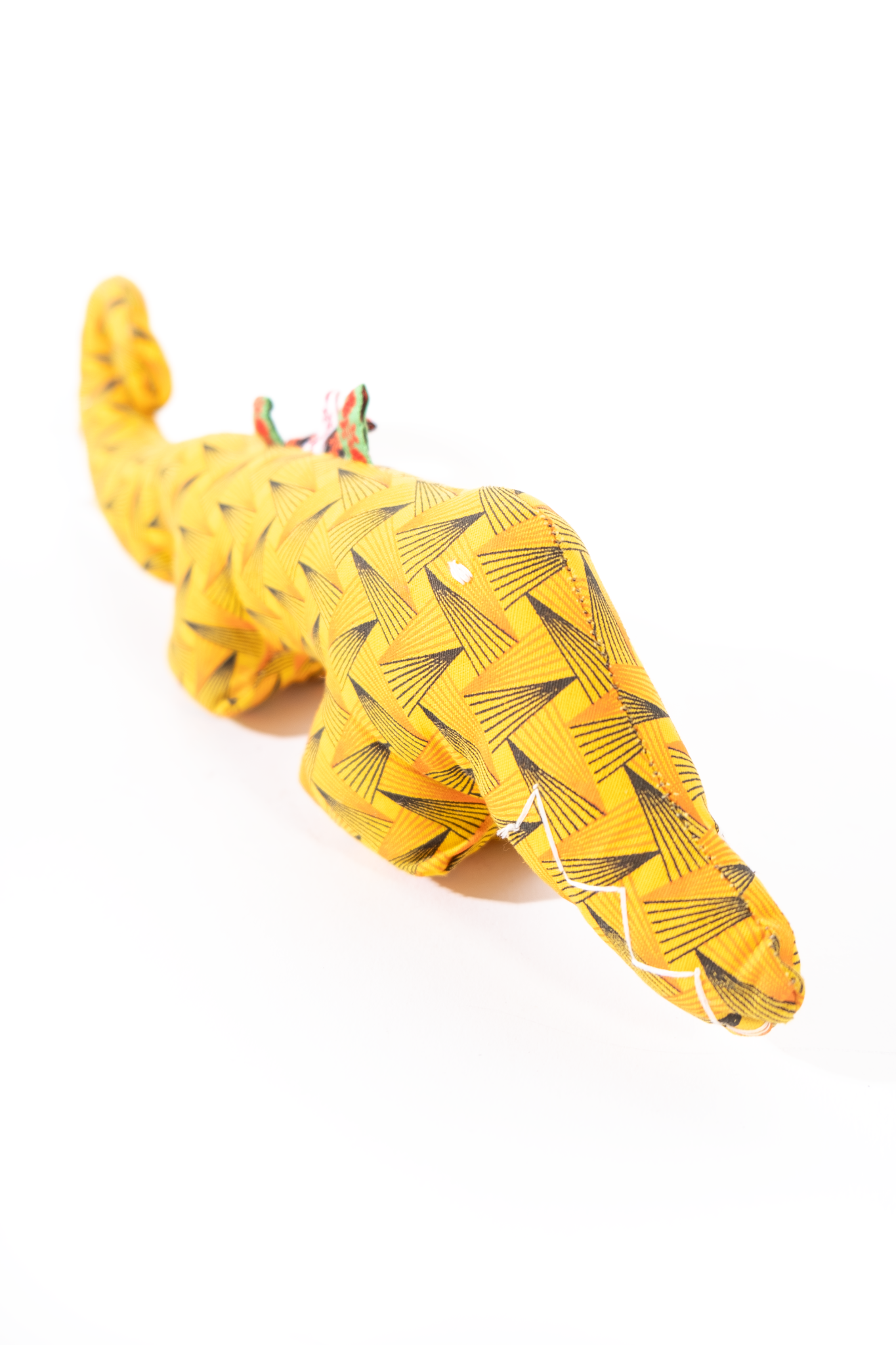 Handmade African Material Crocodile Soft Toy